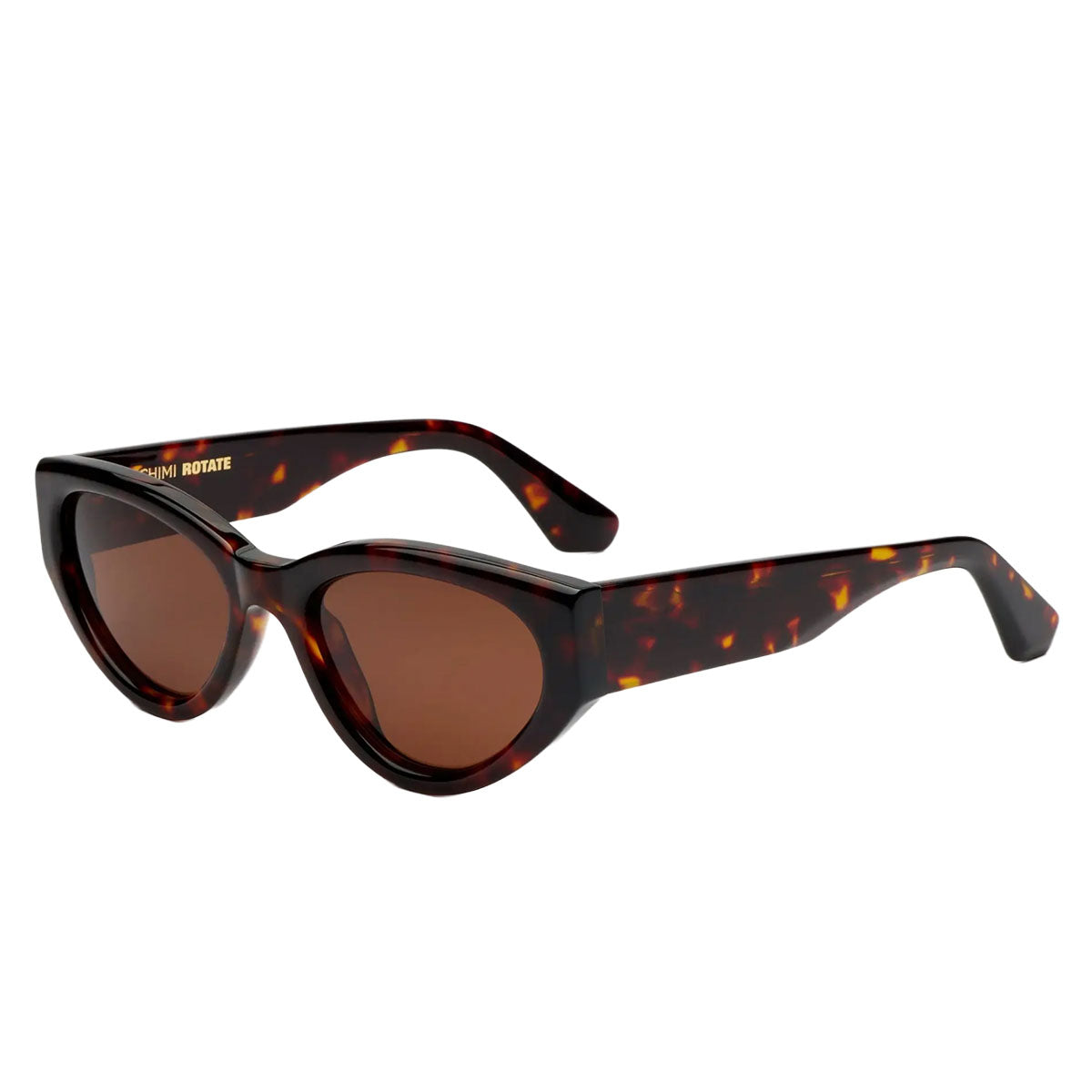 Chimi Occhiali da Sole Rotate 06 Deep Tortoise Havana/Marrone Unisex 53 21 145