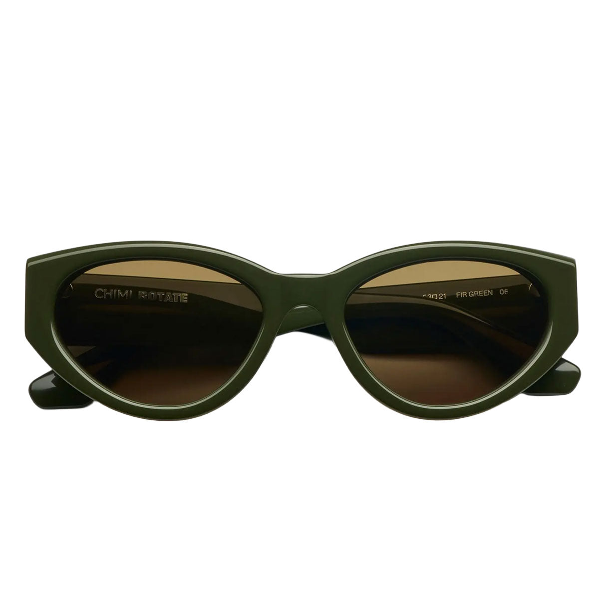 Chimi Occhiali da Sole Rotate 06 Fir Green Verde/Verde Unisex 53 21 145