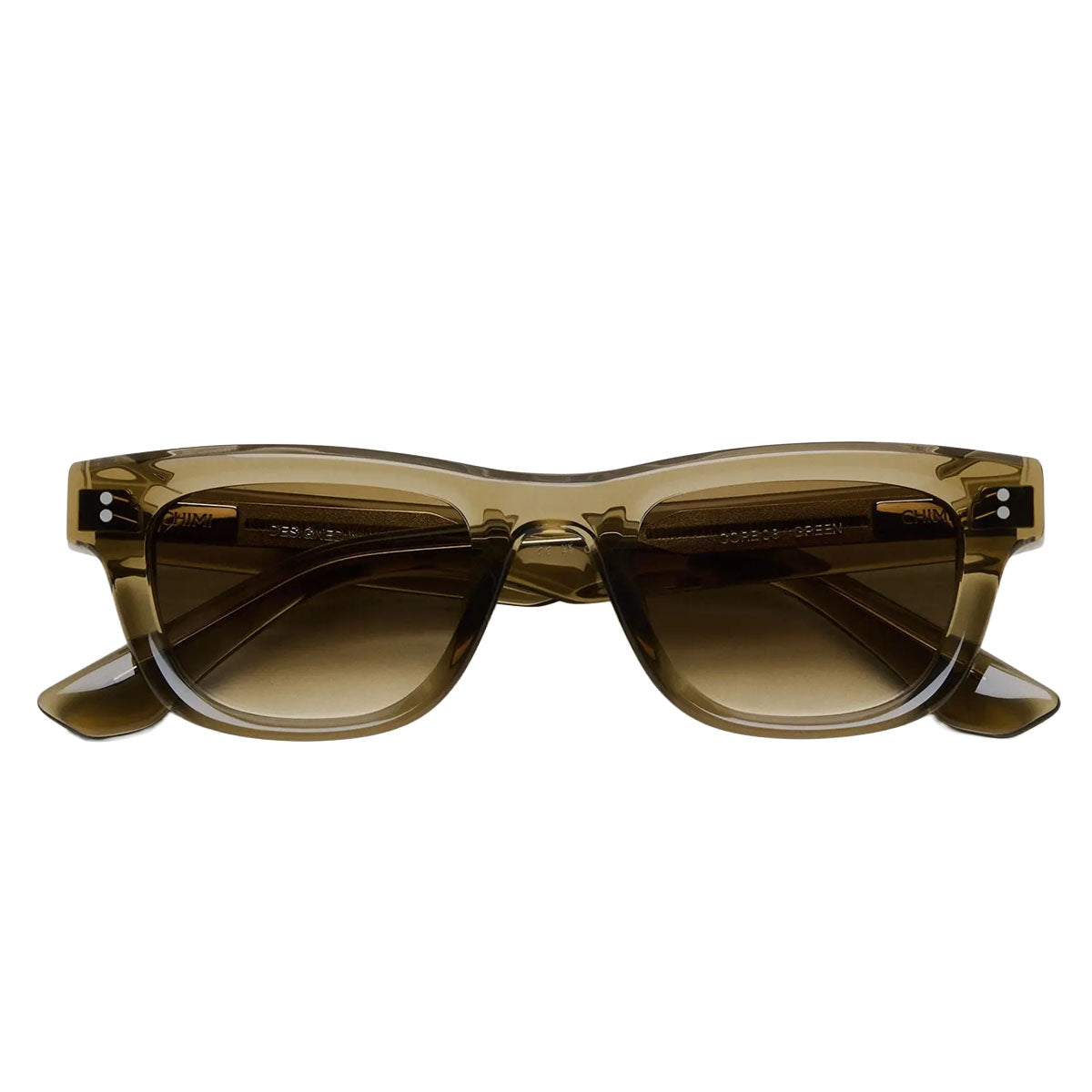 Chimi Occhiali da Sole Core 08 Green Verde/Verde Unisex 47 24 145
