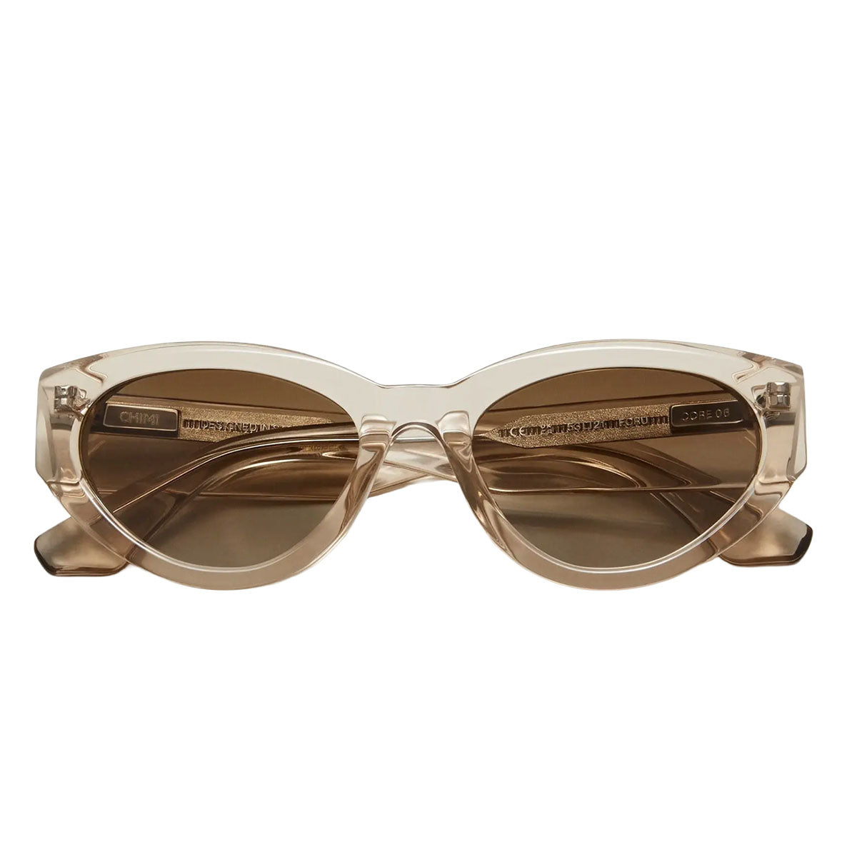 Chimi Occhiali da Sole Rotate 06 Ecru Beige/Marrone Unisex 53 21 145