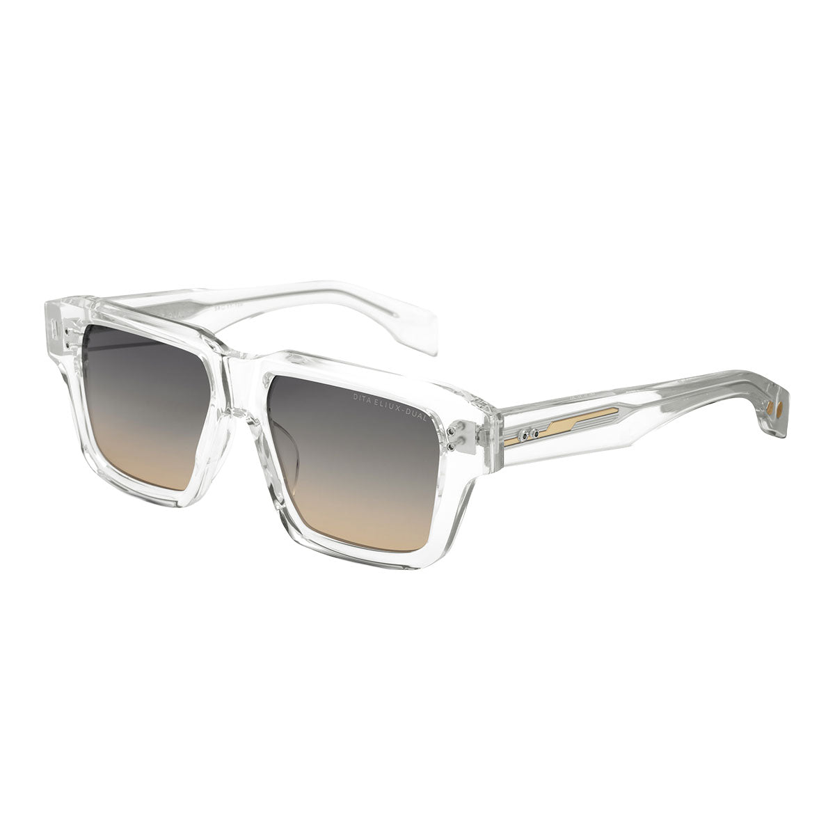 Dita Occhiali da Sole ELIUX-DUO 02 Trasparente/Grigio Unisex
