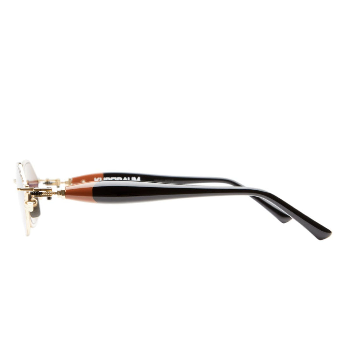 Kuboraum Occhiali da Sole J70 GD Oro e Nero/Grigio Unisex 56 18 145