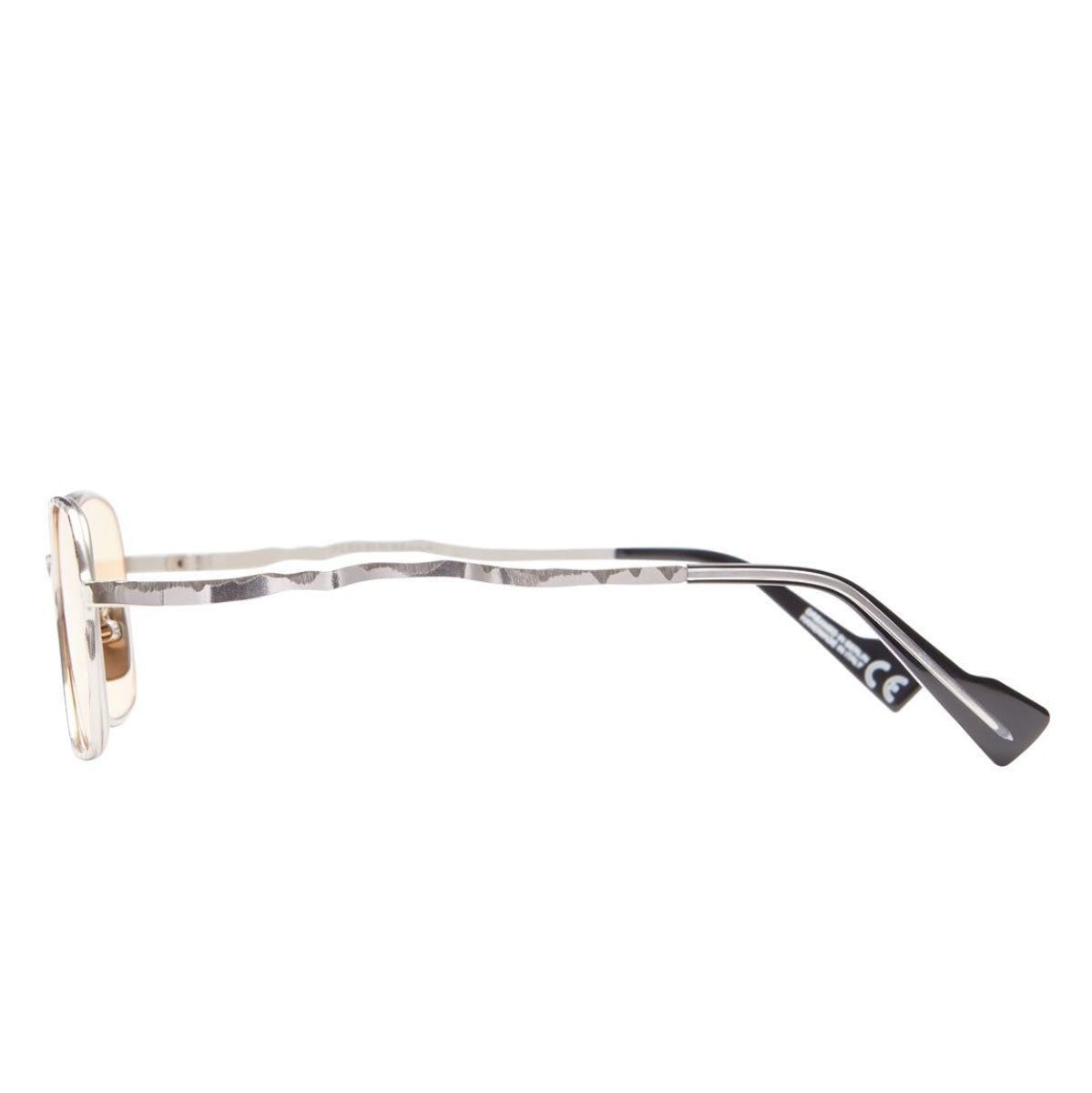 Kuboraum Occhiali da Sole H22 SO Argento/Arancione Unisex 49 22 140