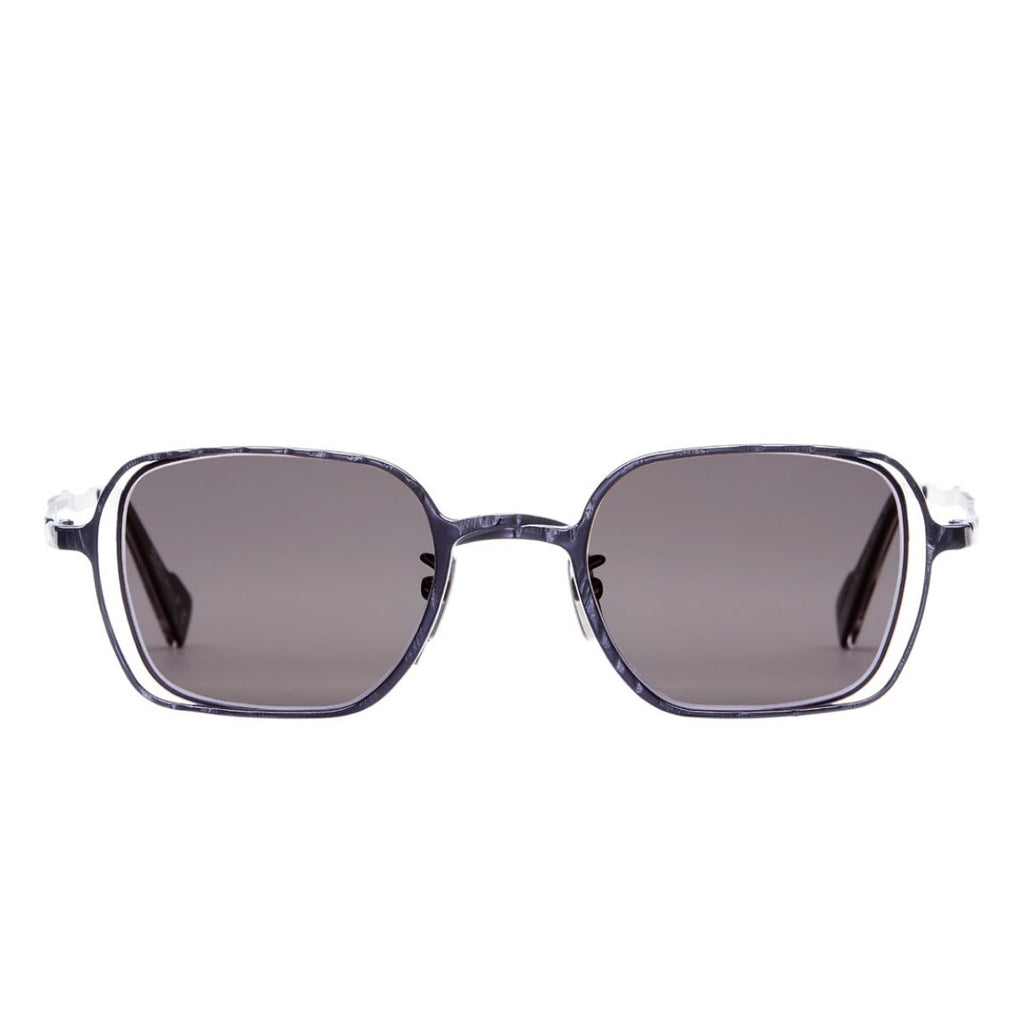 Kuboraum Occhiali da Sole H22 BL Blu/Grigio Unisex 49 22 140