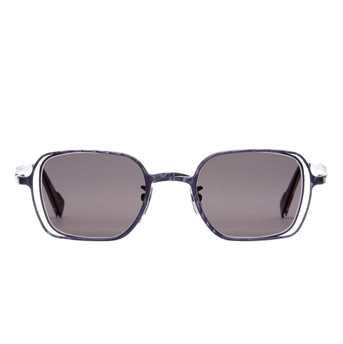 Kuboraum Occhiali da Sole H22 BL Blu/Grigio Unisex 49 22 140