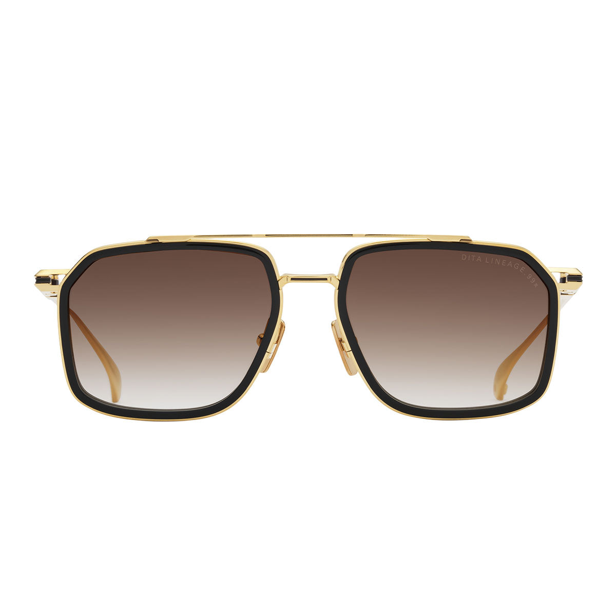 Dita Occhiali da Sole Lineage.99X 01 Nero e Oro/Marrone Unisex