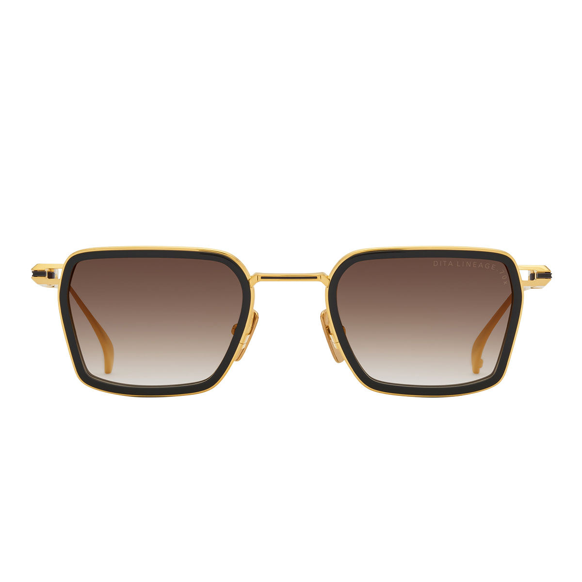 Dita Occhiali da Sole Lineage.70X 01 Nero e Oro/Marrone Unisex