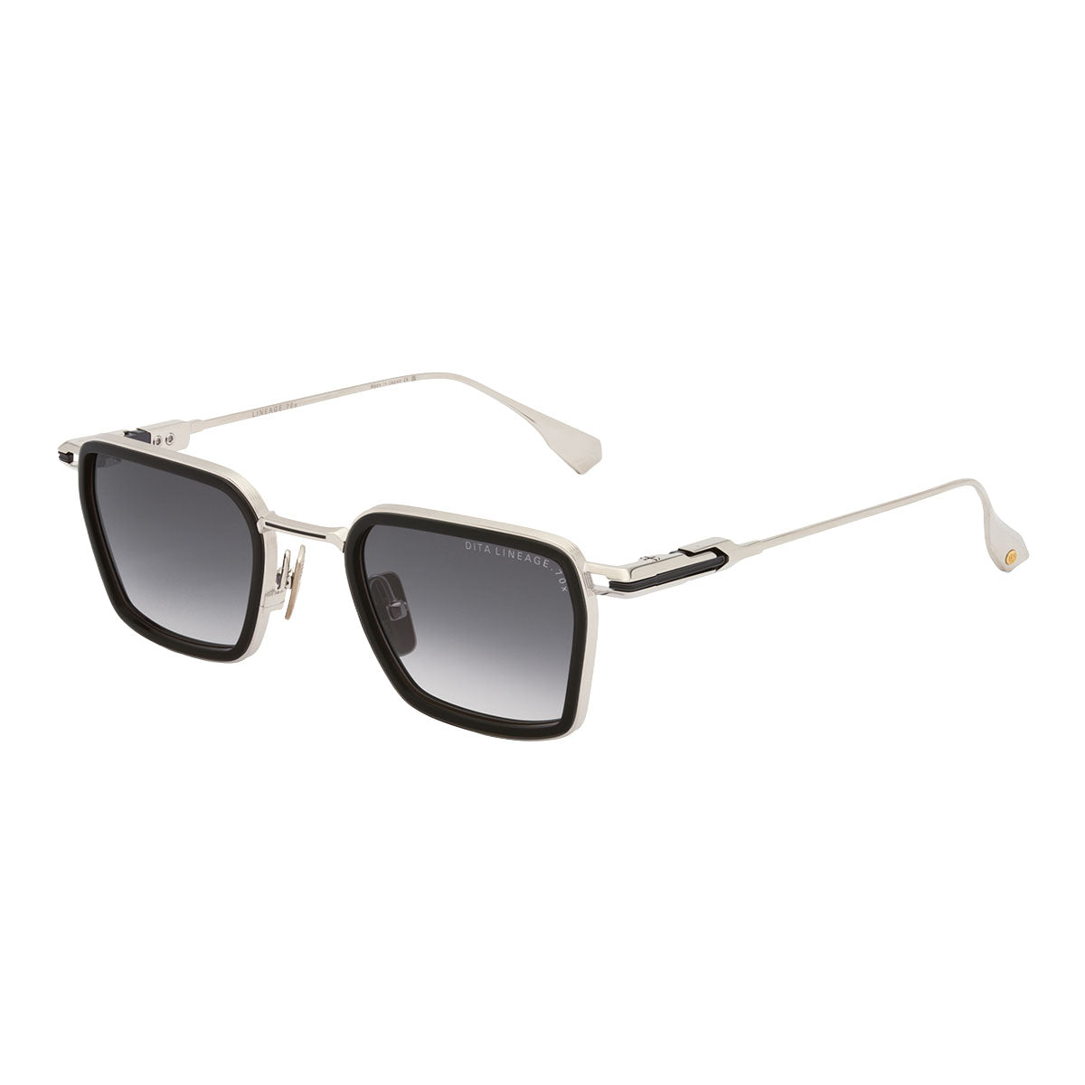 Dita Occhiali da Sole Lineage.70X 03 Argento e Nero/Grigio Unisex