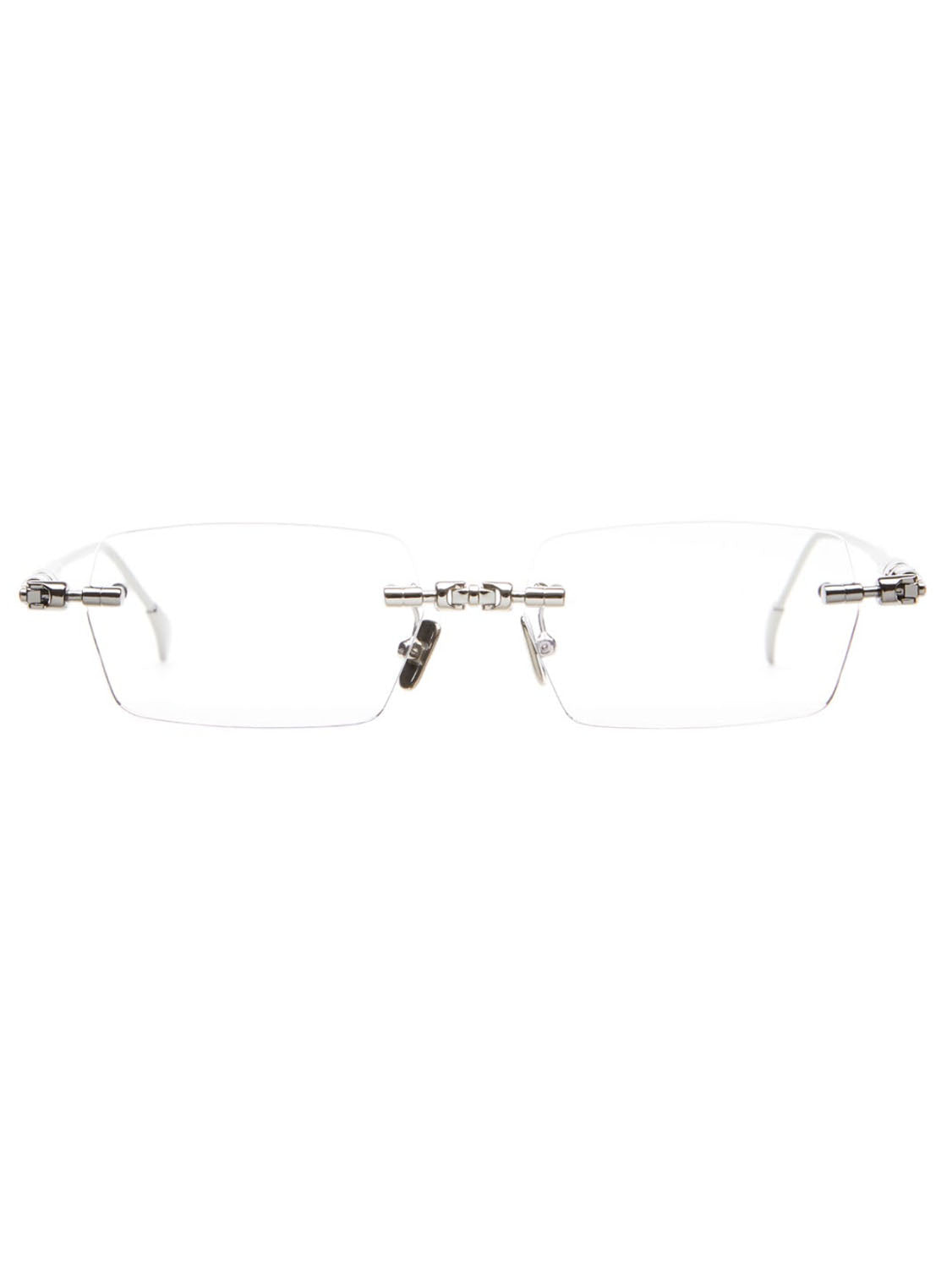 Kuboraum Occhiali da Vista H61 SG Argento/Trasparente Unisex 55 16 140