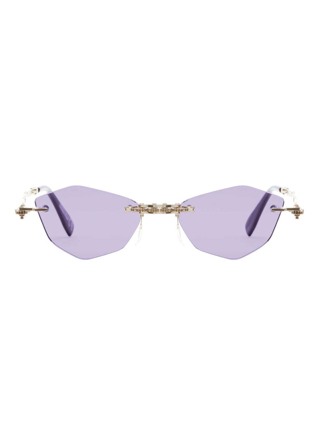 Kuboraum Occhiali da Sole H48 LG Oro/Viola Unisex 51 19 140