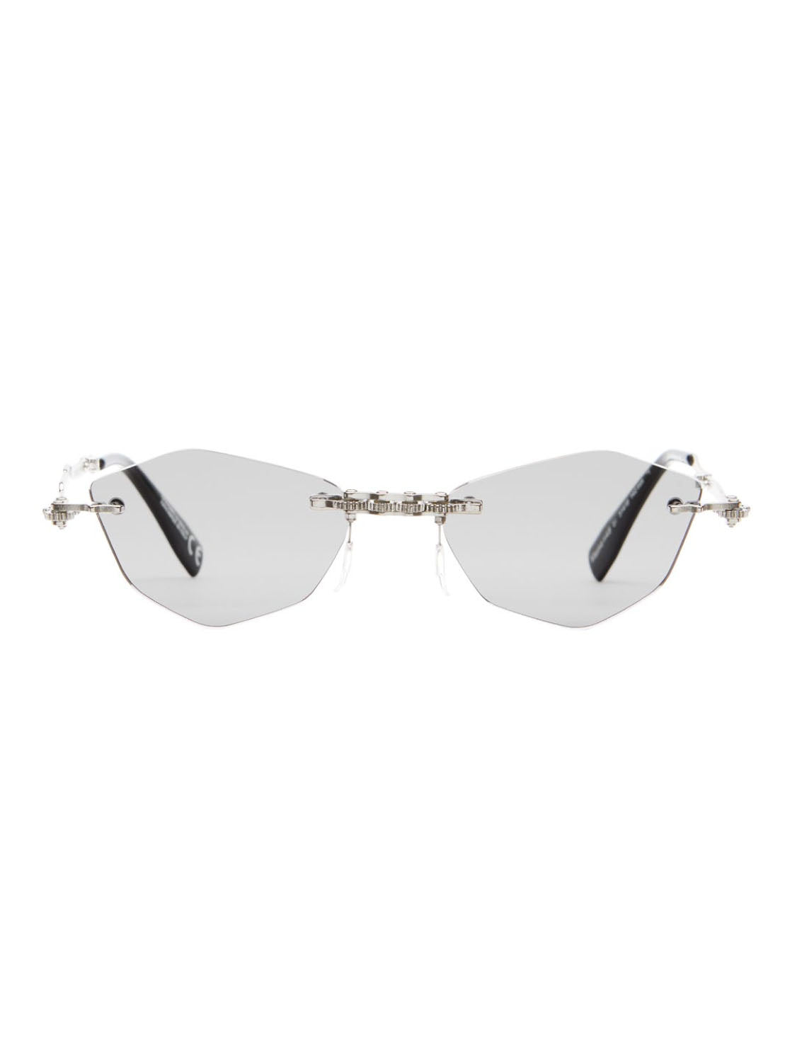 Kuboraum Occhiali da Sole H48 SI Argento/Grigio Unisex 51 19 140