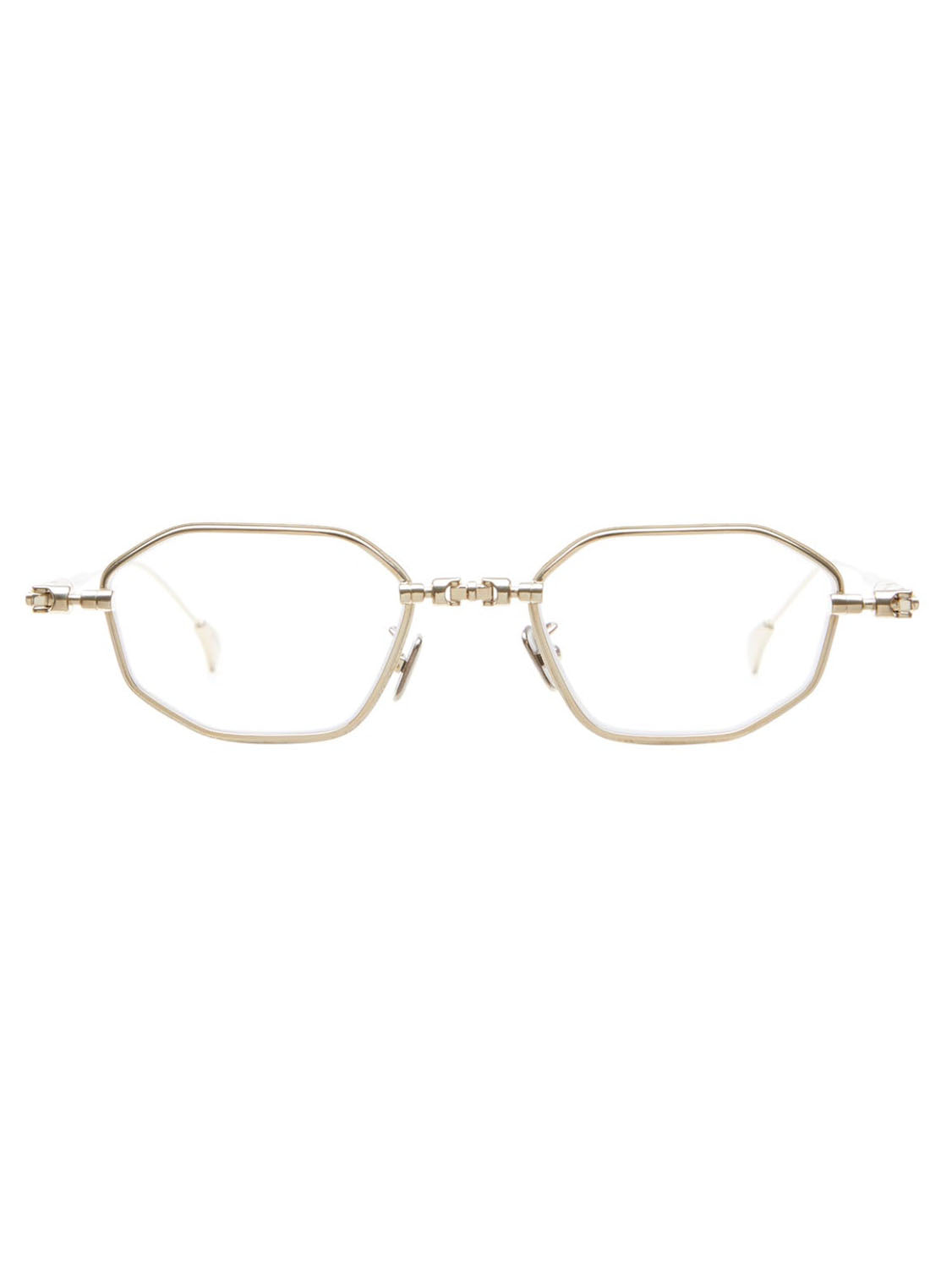 Kuboraum Occhiali da Vista H66 LG Oro/Trasparente Unisex 47 20 140