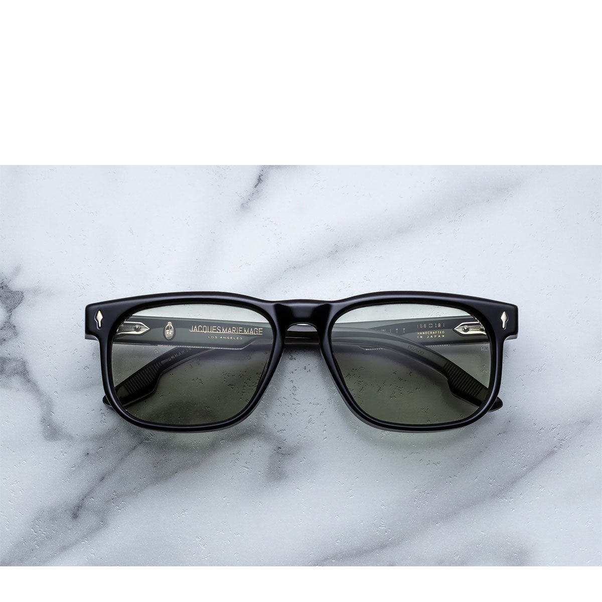 Jacque Marie Mage Occhiali da Sole DeWitt Cobra Nero/Verde Unisex 58 19 145