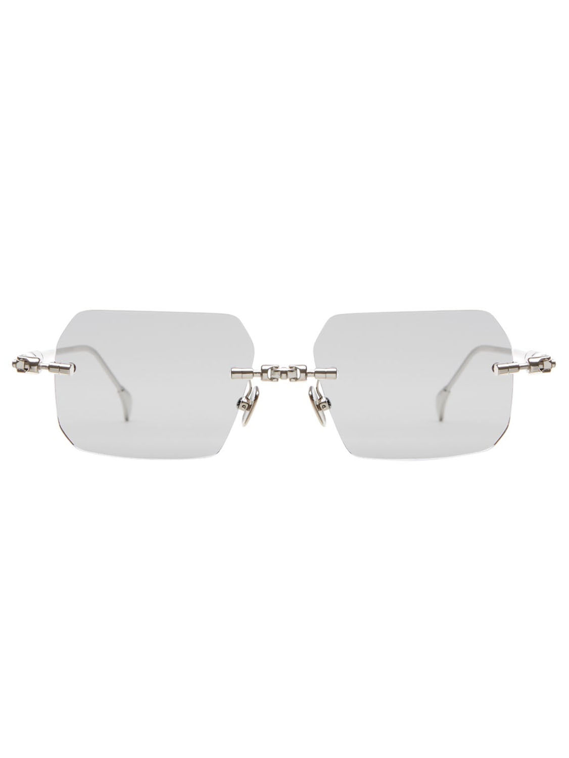 Kuboraum Occhiali da Sole H68 SI Argento/Grigio Unisex 54 16 140