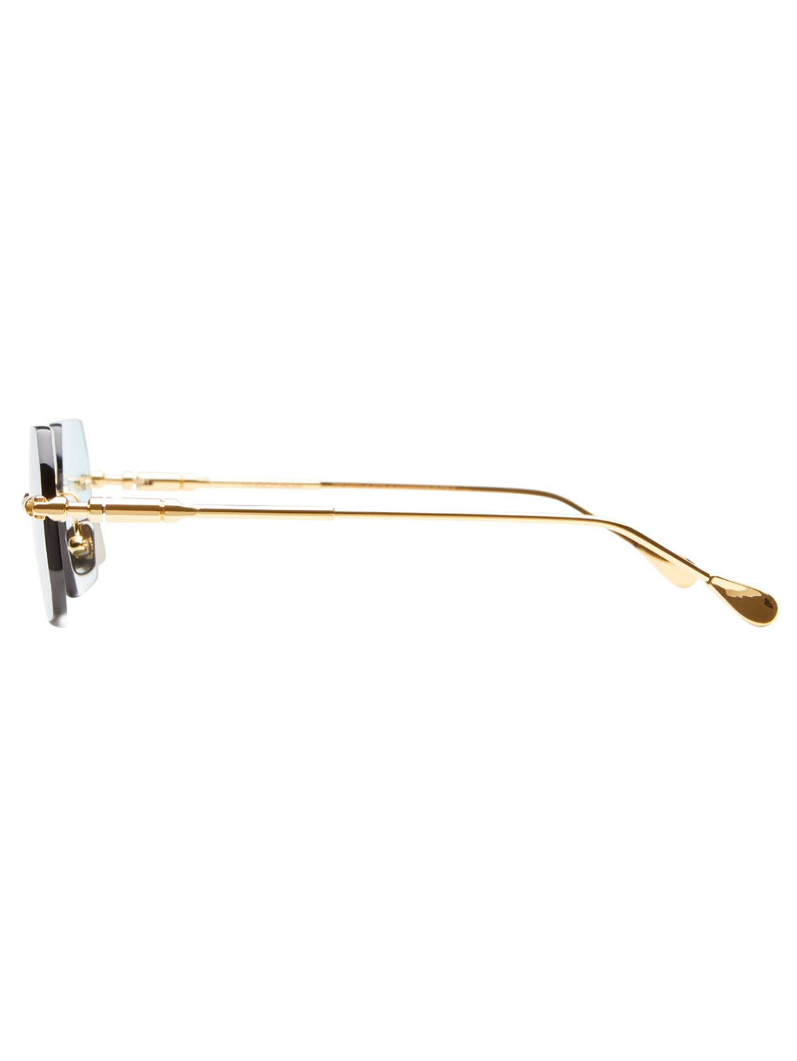 Kuboraum Occhiali da Sole H68 GD Oro/Azzurro Unisex 54 16 140