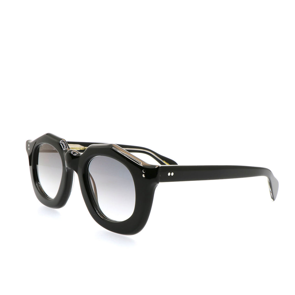 Occhiali da sole Lesca Sine 5 Nero/Blu Unisex 47 24 155