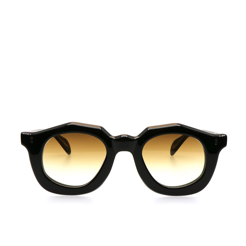 Occhiali da sole Lesca Sine 5 Nero/Giallo Unisex 47 24 155