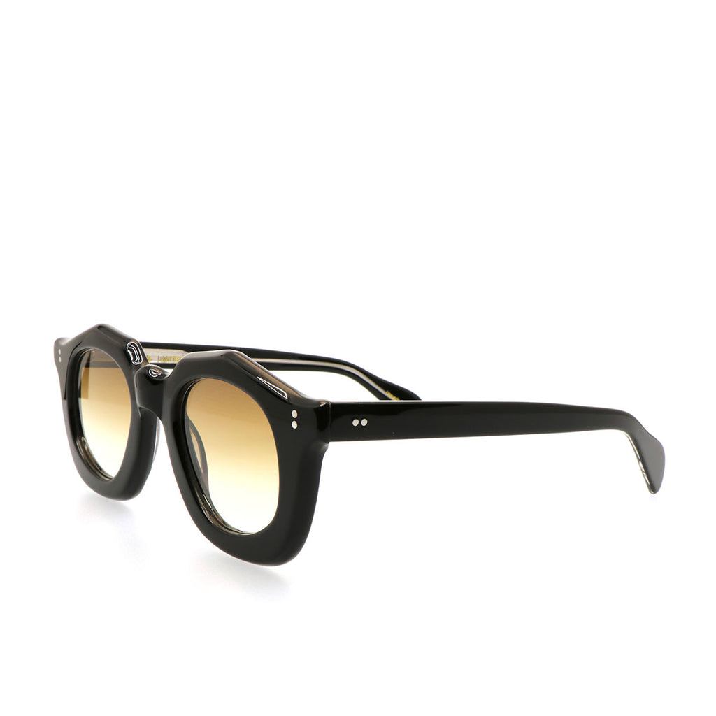 Occhiali da sole Lesca Sine 5 Nero/Giallo Unisex 47 24 155