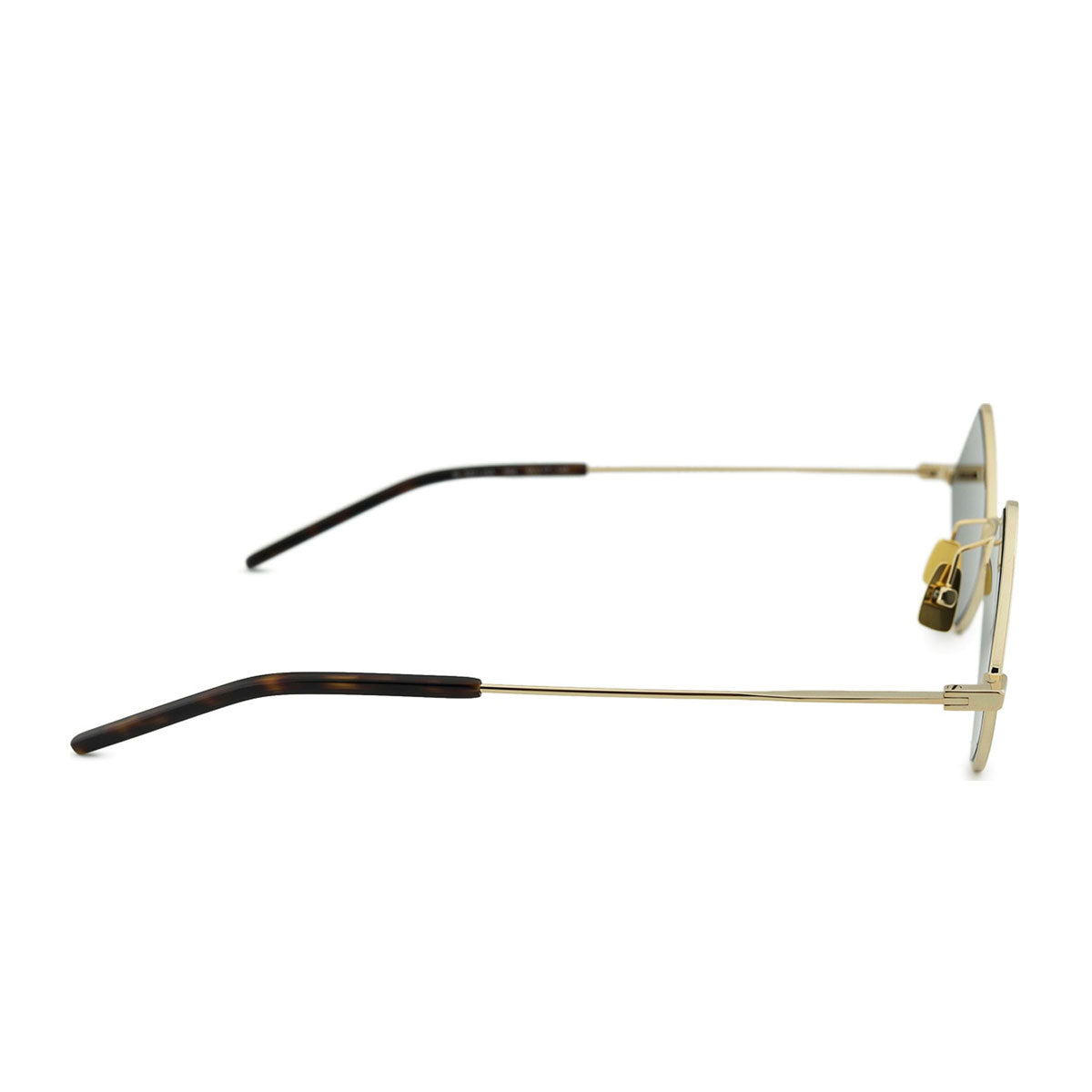 Saint Laurent Occhiali da Sole SL 302 LISA 004 New Wave Oro/Verde Unisex