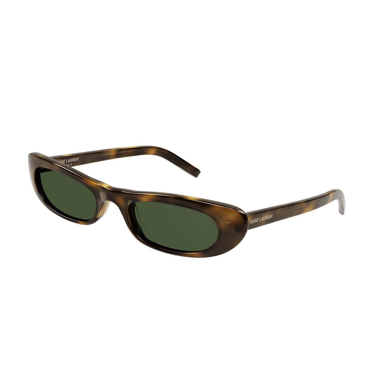 Saint Laurent Occhiali da Sole SL 557 SHADE 002 Marrone/Verde Donna