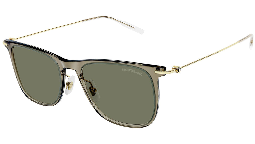 Occhiali da sole MONTBLANC MB0206S Shiny transparent light brown