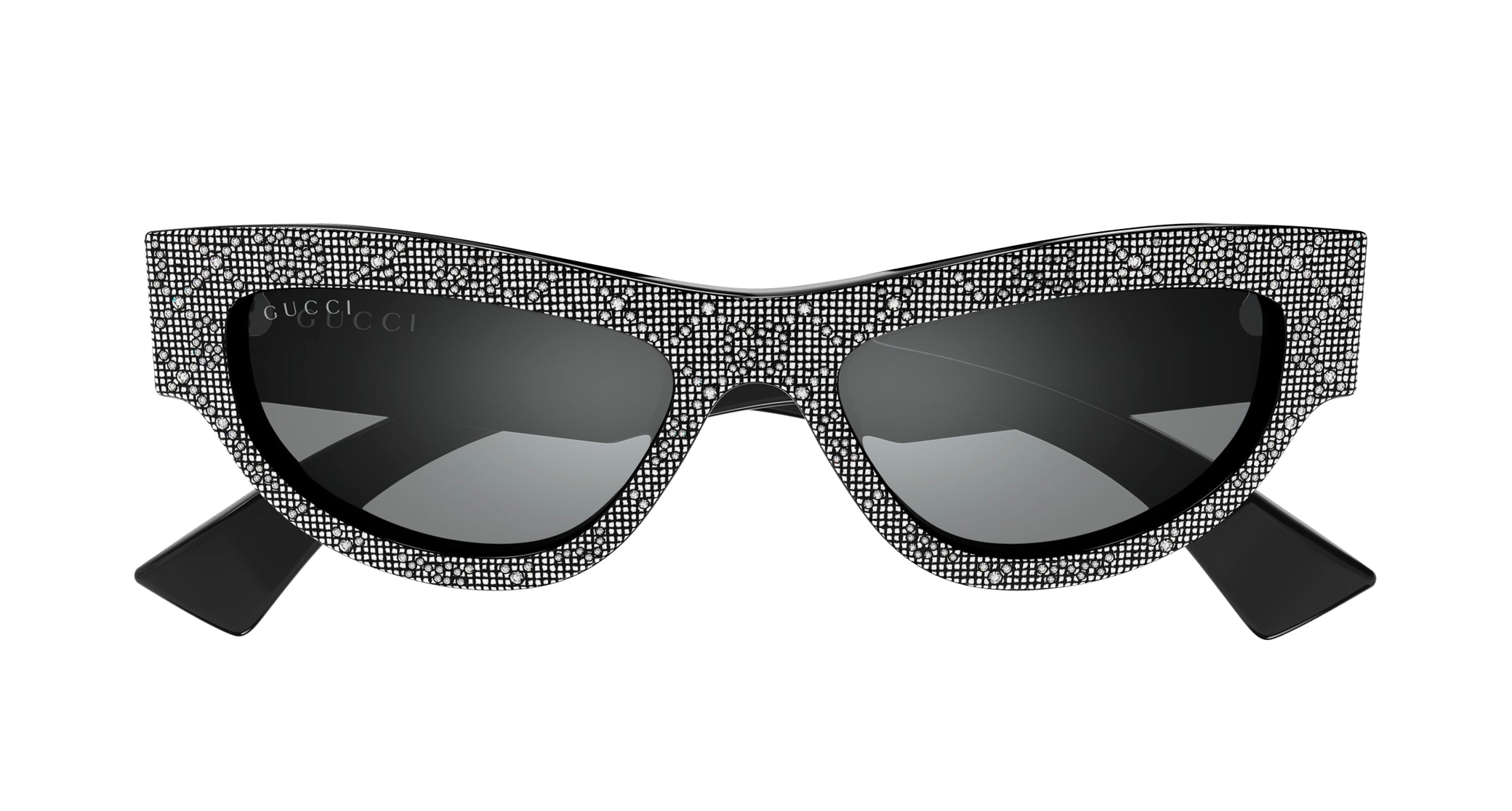 Occhiali da sole GUCCI GG1834S Shiny black with crystal strass shiny silver