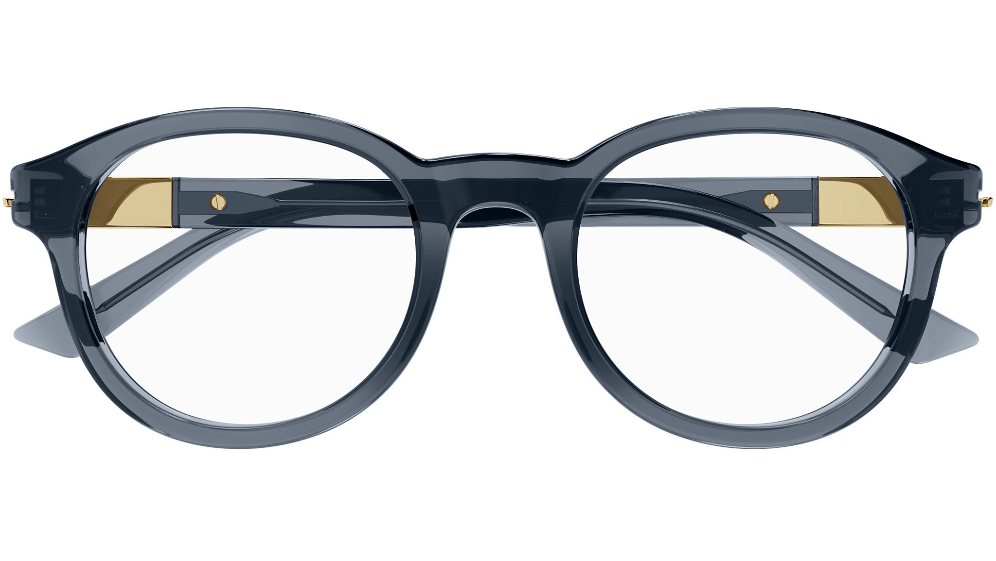 Occhiali da vista GUCCI GG1503O Shiny dark transparent cobalt blue