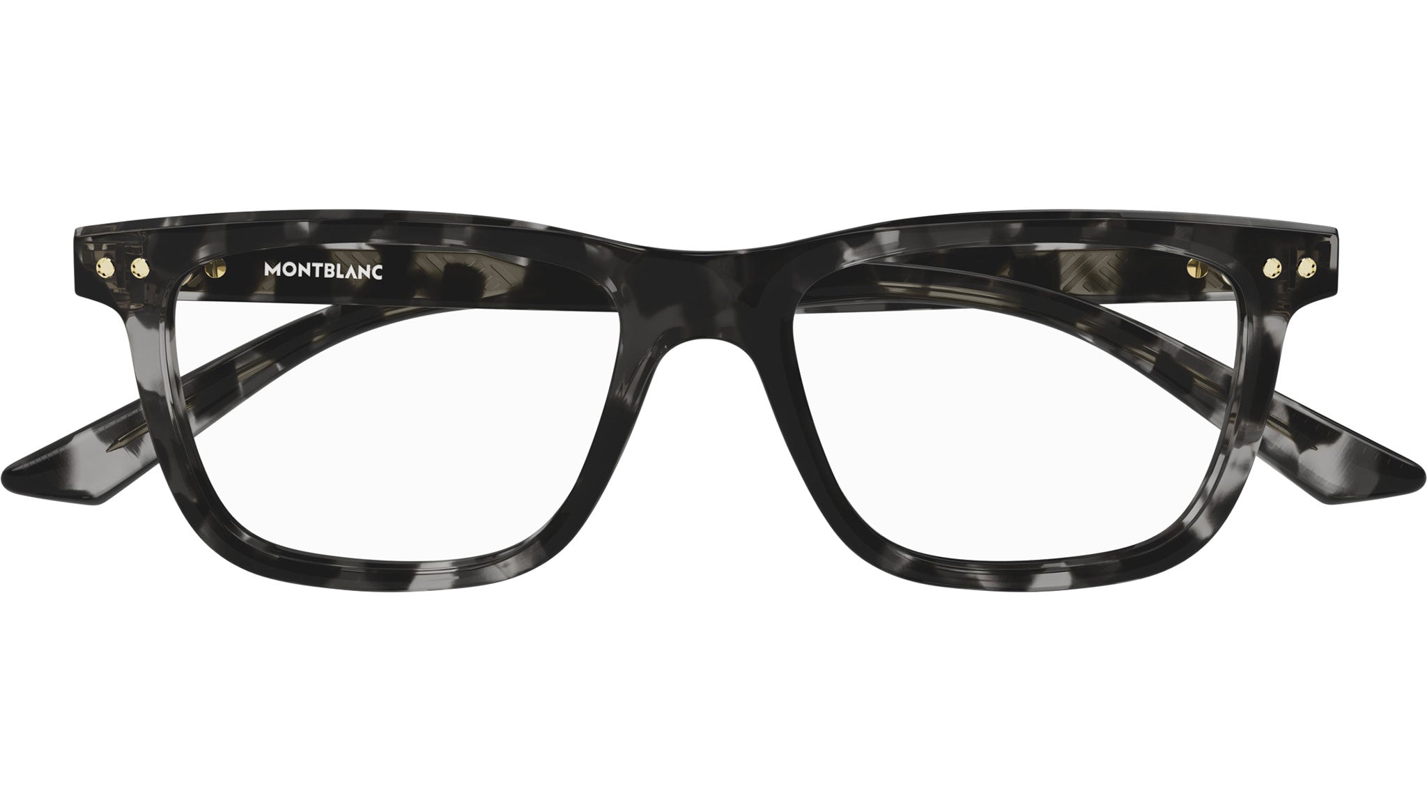 Occhiali da vista MONTBLANC MB0322O Shiny black spotted havana
