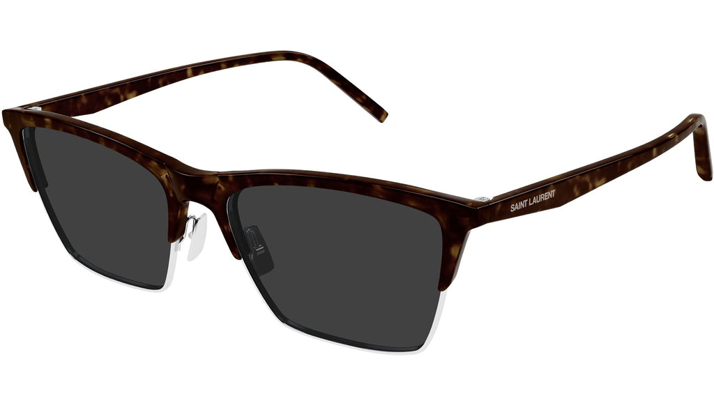 Occhiali da sole SAINT LAURENT SL767 Shiny dark havana shiny silver