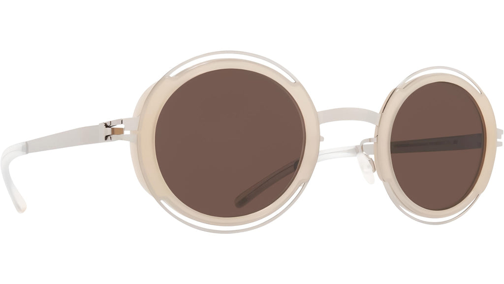 Occhiali da sole MYKITA PEARL Shiny silver blonde