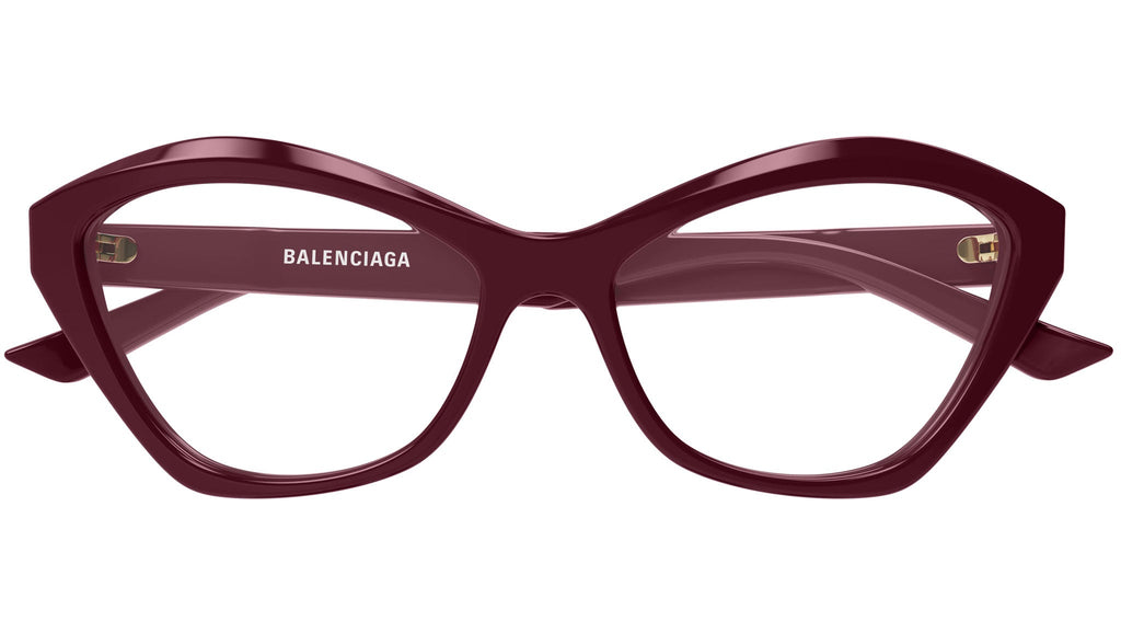 Occhiali da vista BALENCIAGA BB0341O Shiny solid burgundy