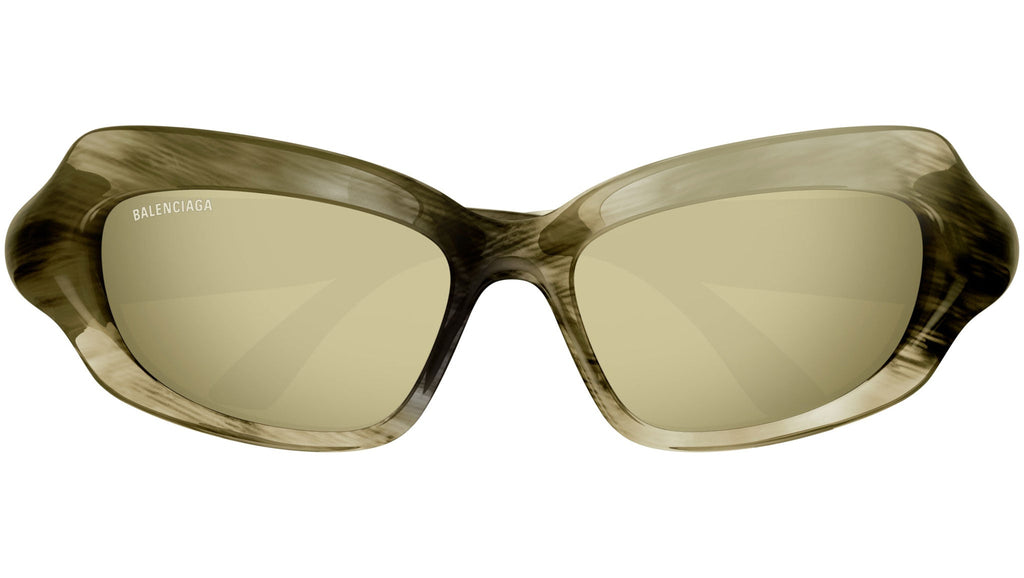 Occhiali da sole BALENCIAGA BB0354S Shiny sprayed classic horn
