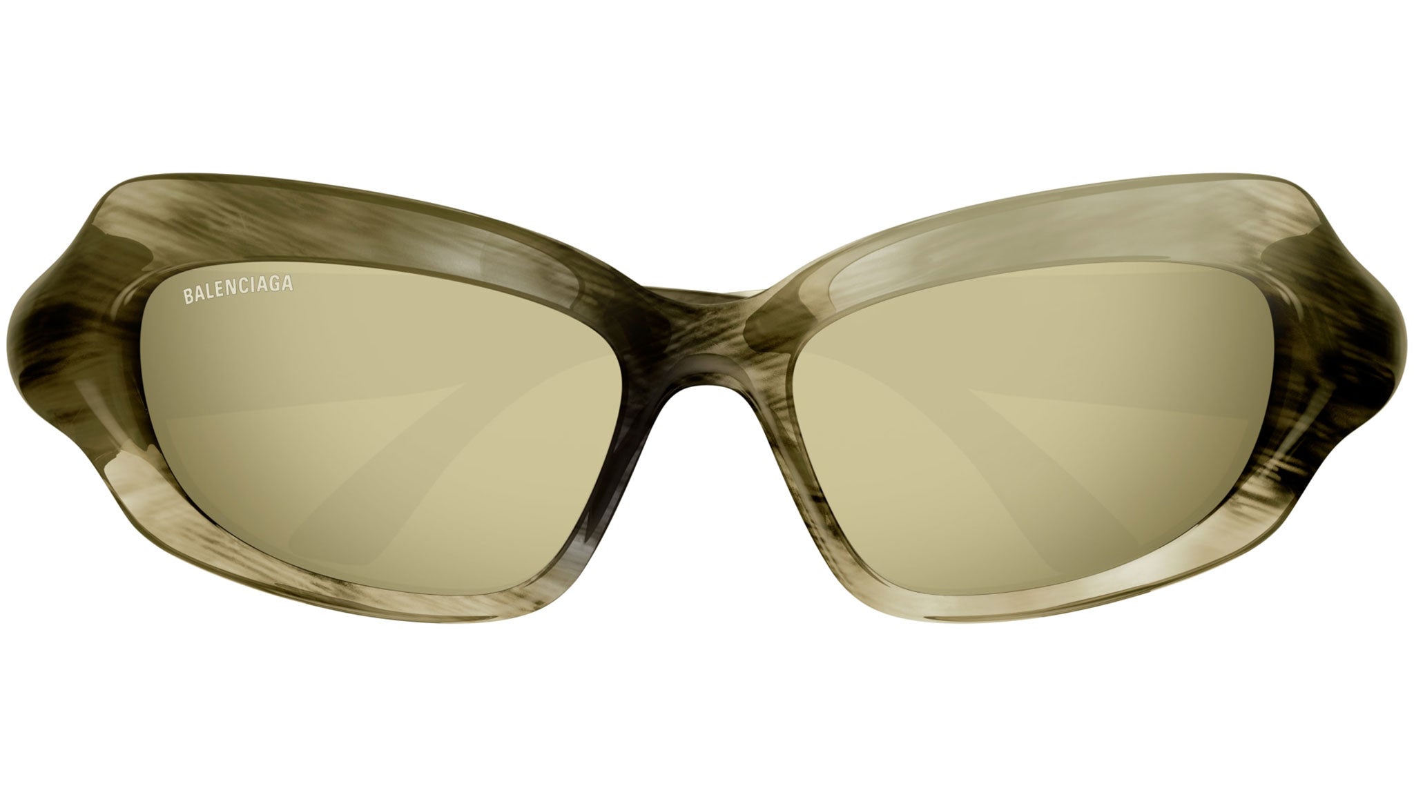 Occhiali da sole BALENCIAGA BB0354S Shiny sprayed classic horn