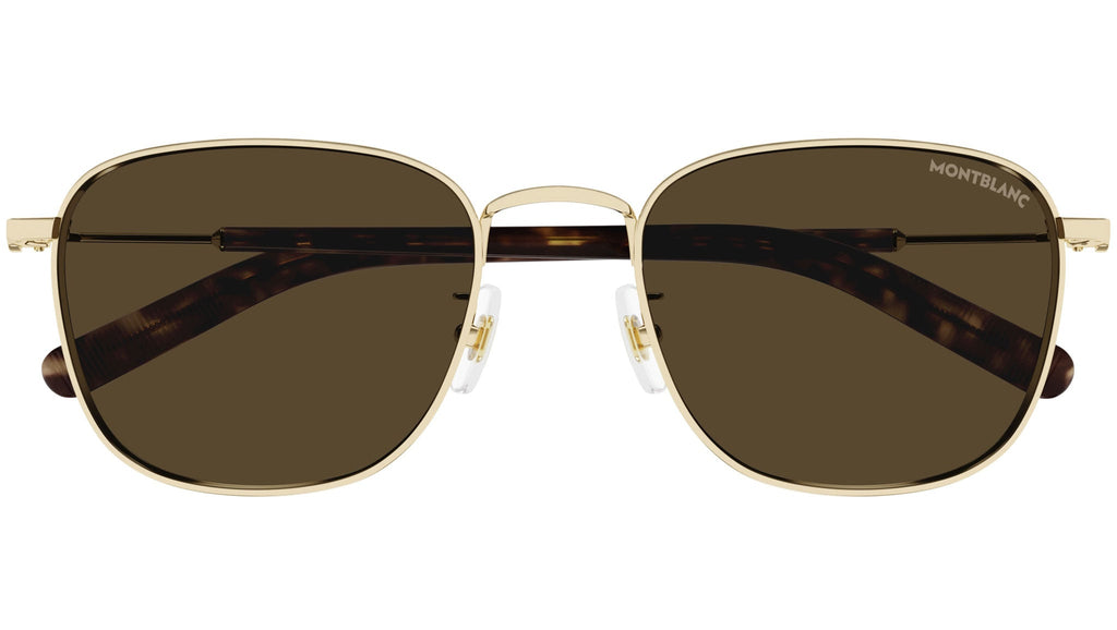 Occhiali da sole MONTBLANC MB0392SA Shiny light gold