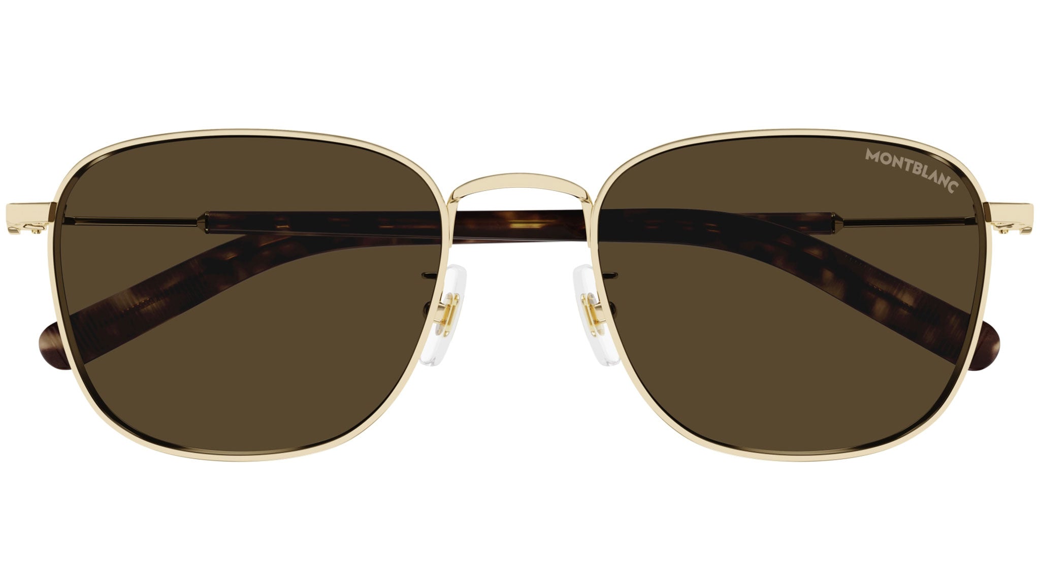 Occhiali da sole MONTBLANC MB0392SA Shiny light gold