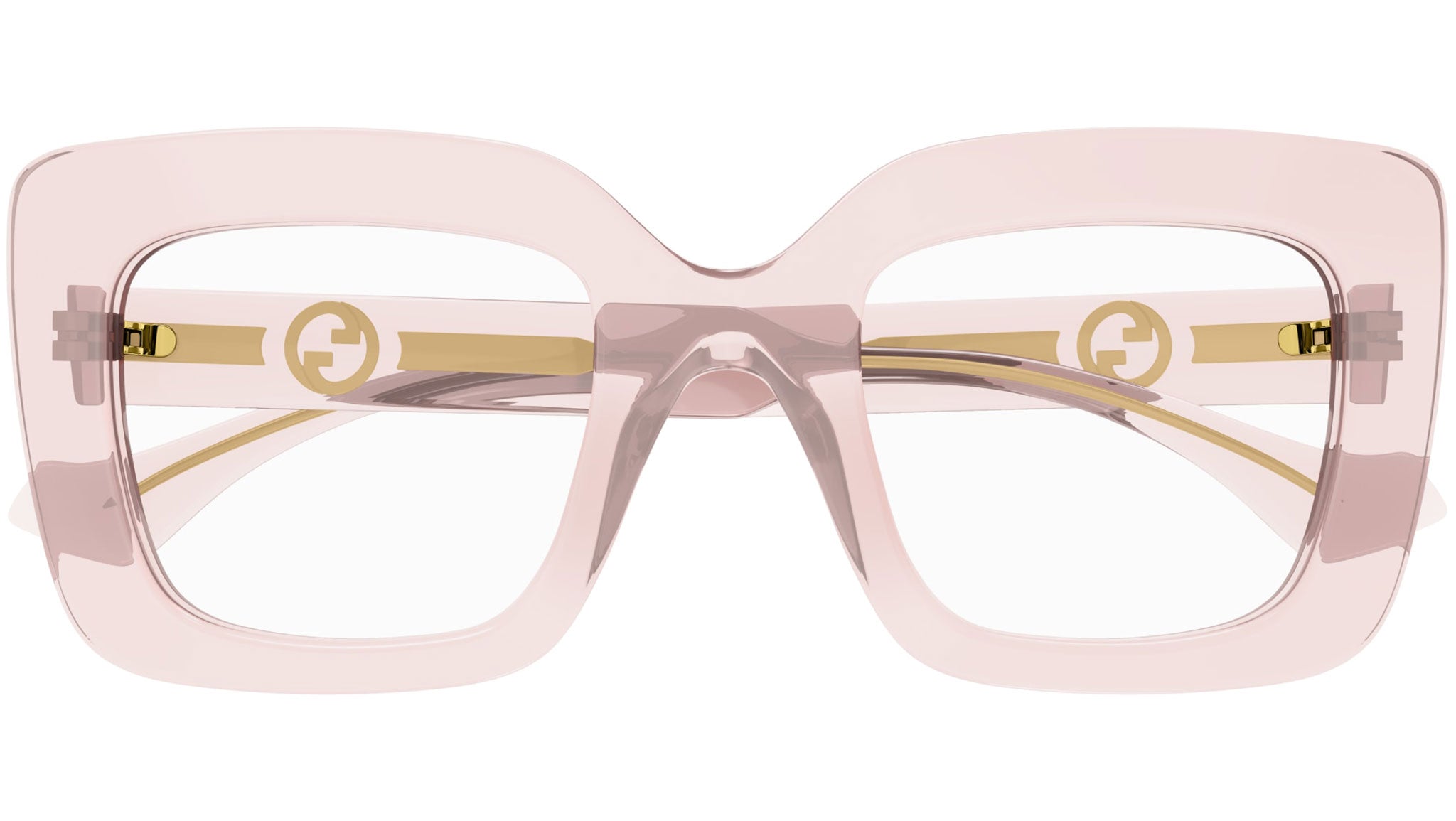 Occhiali da vista GUCCI GG1554O Shiny transparent nude pink