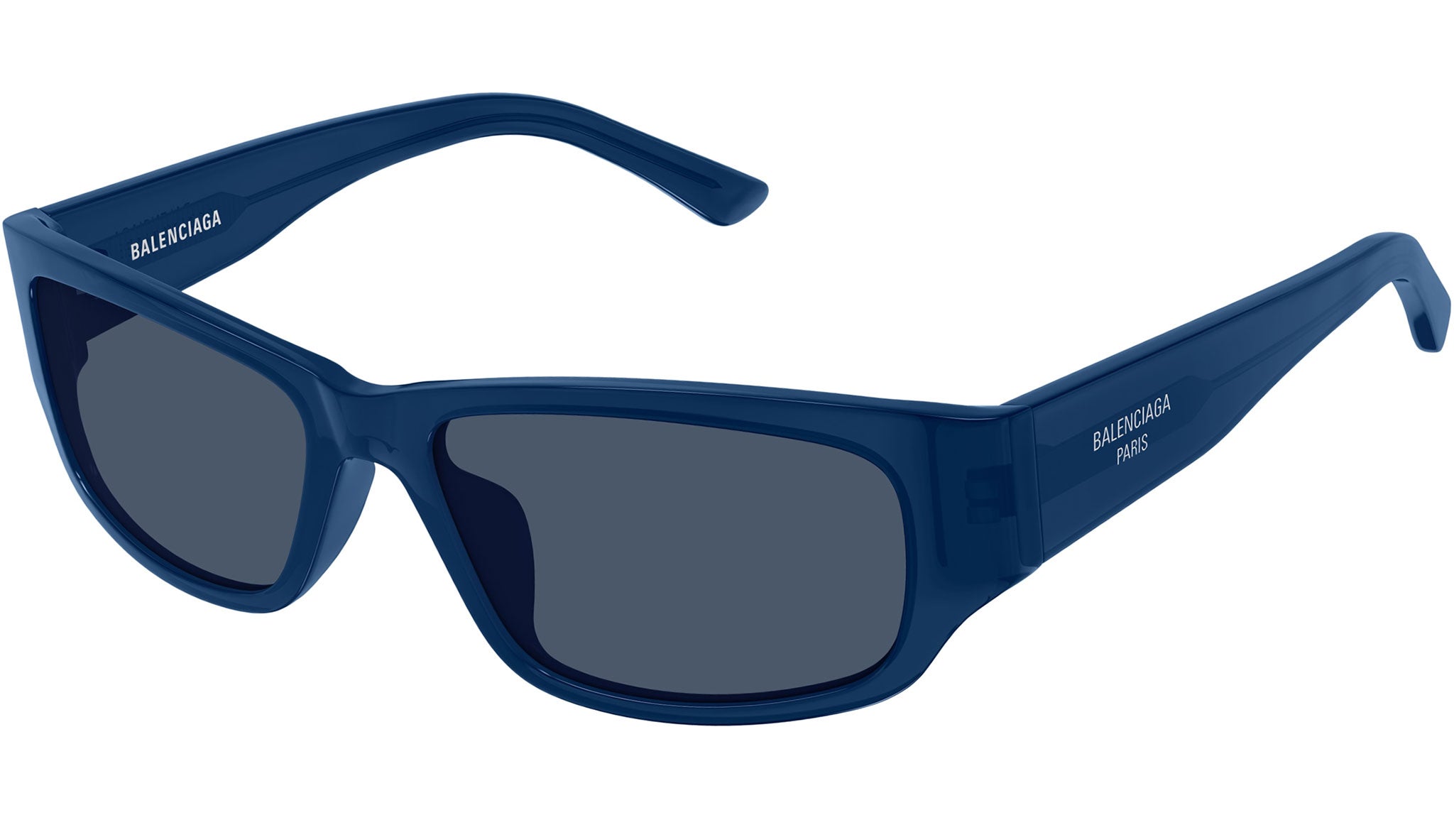 Occhiali da sole BALENCIAGA BB0368SK Shiny transparent dark blue
