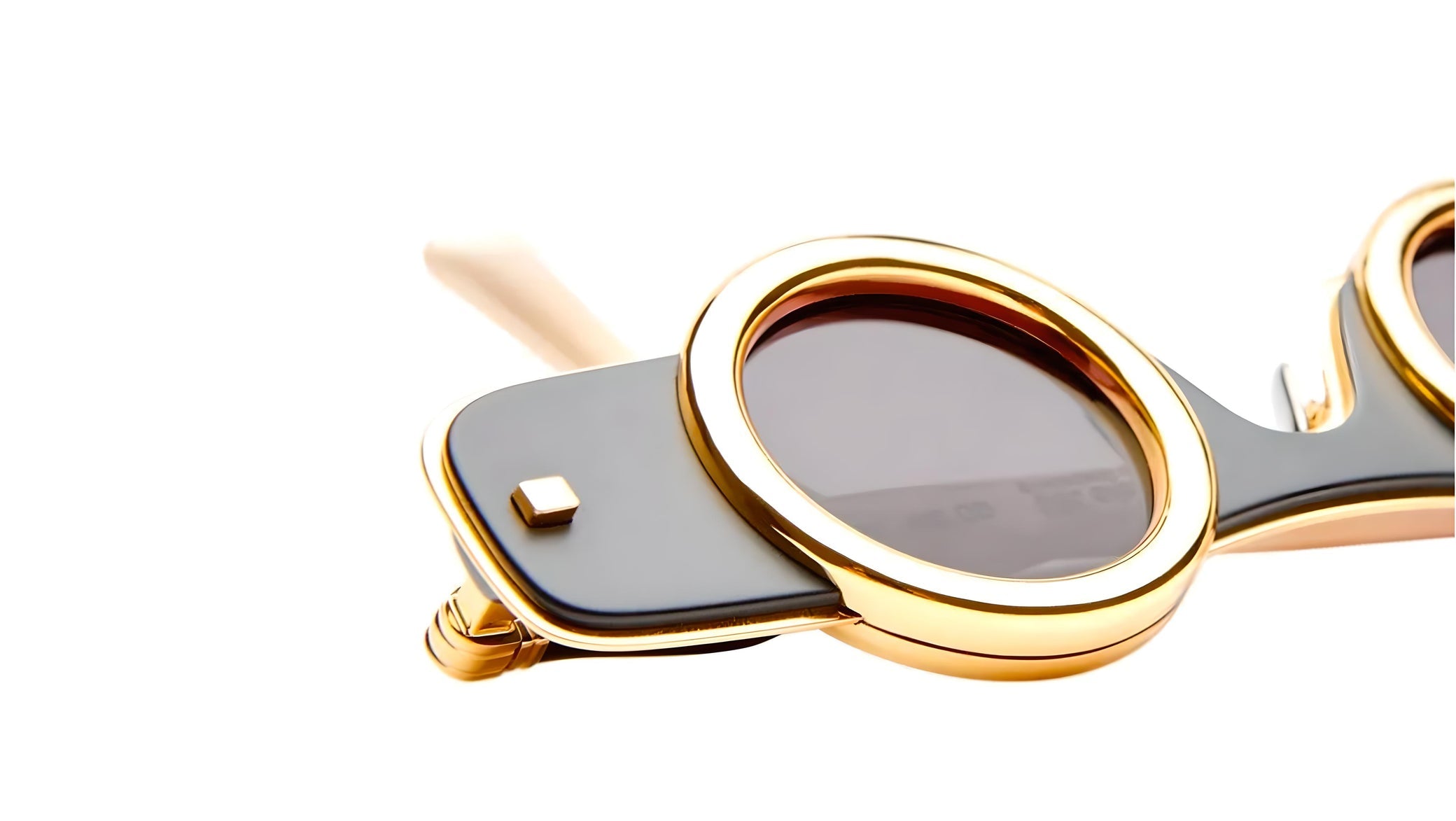Occhiali da sole KUBORAUM J50 Gold black matte ivory