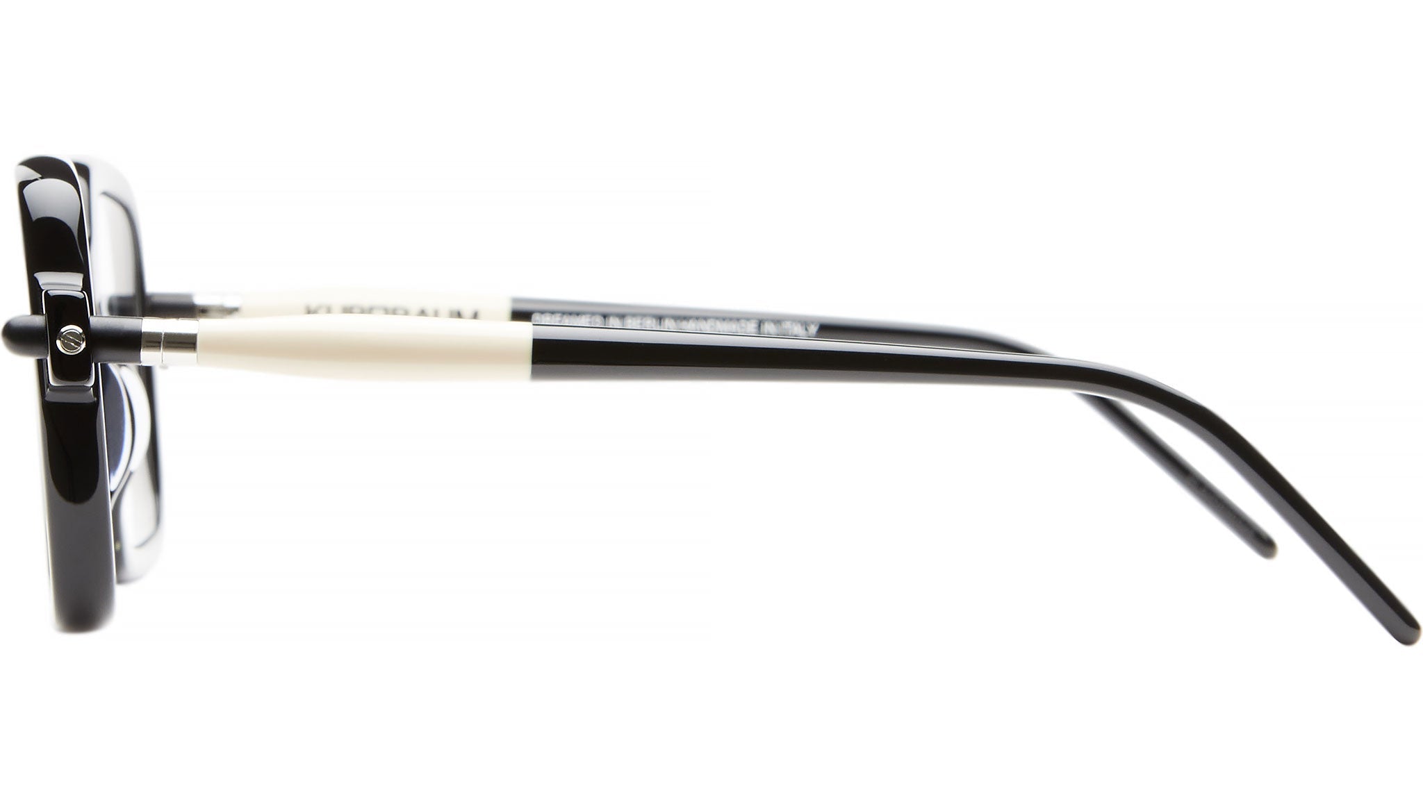 Occhiali da sole KUBORAUM P21 Black shine ivory black shine