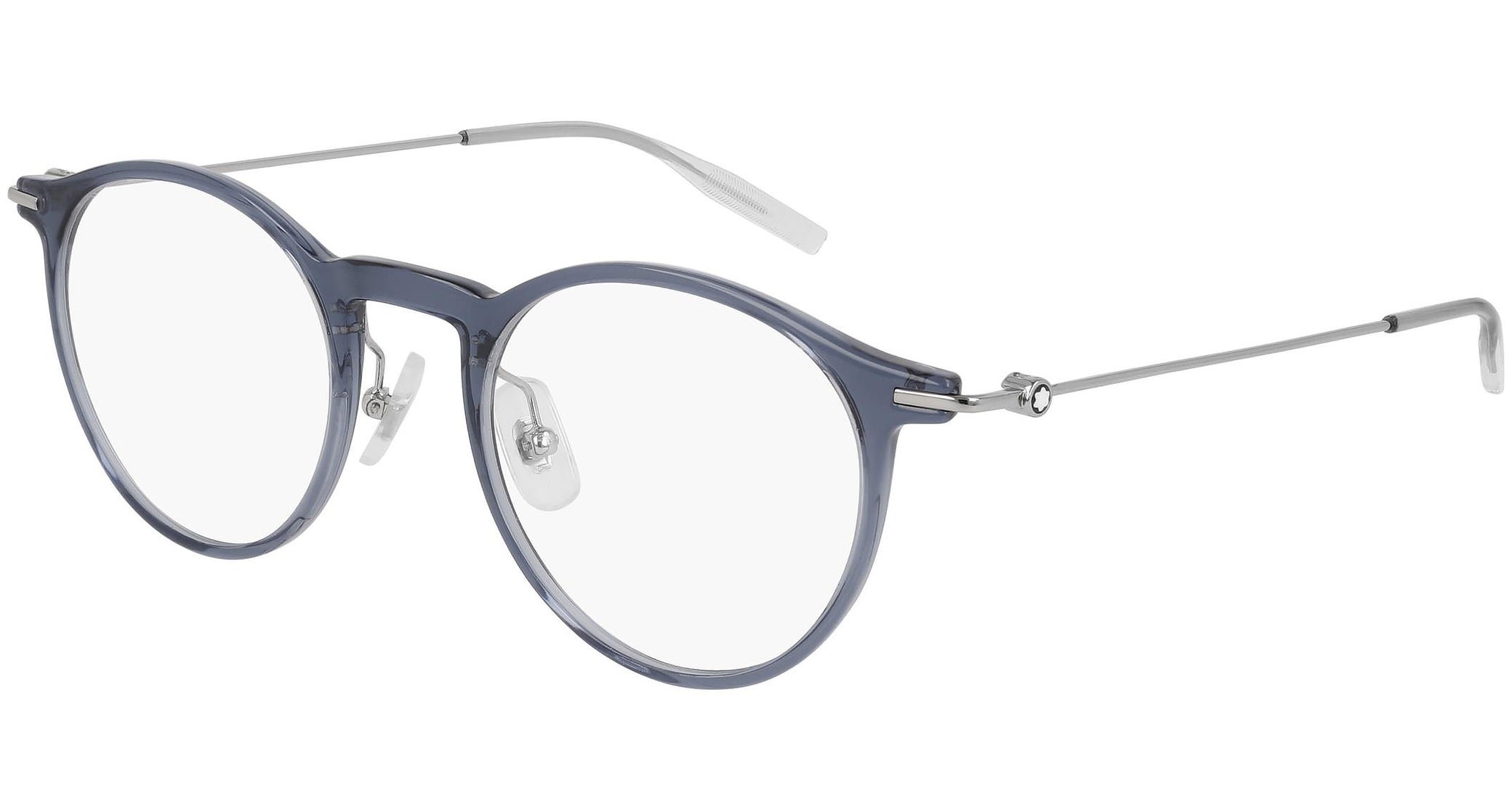 Occhiali da vista MONTBLANC MB0099O Shiny transparent blue copy of y90515k jin yu