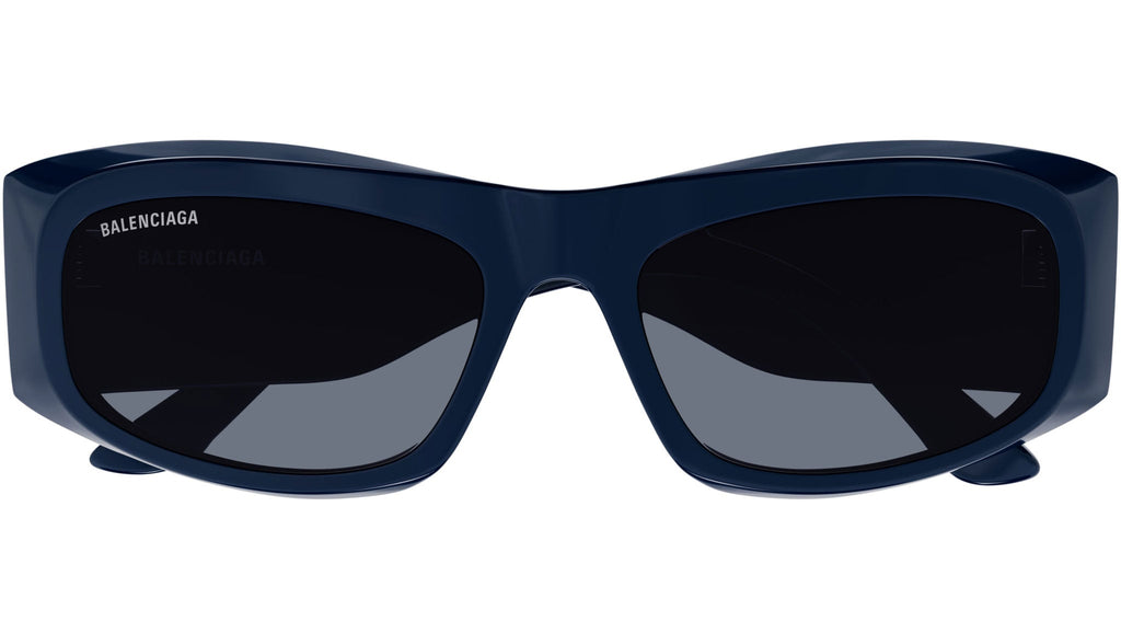 Occhiali da sole BALENCIAGA BB0395S Shiny solid dark blue