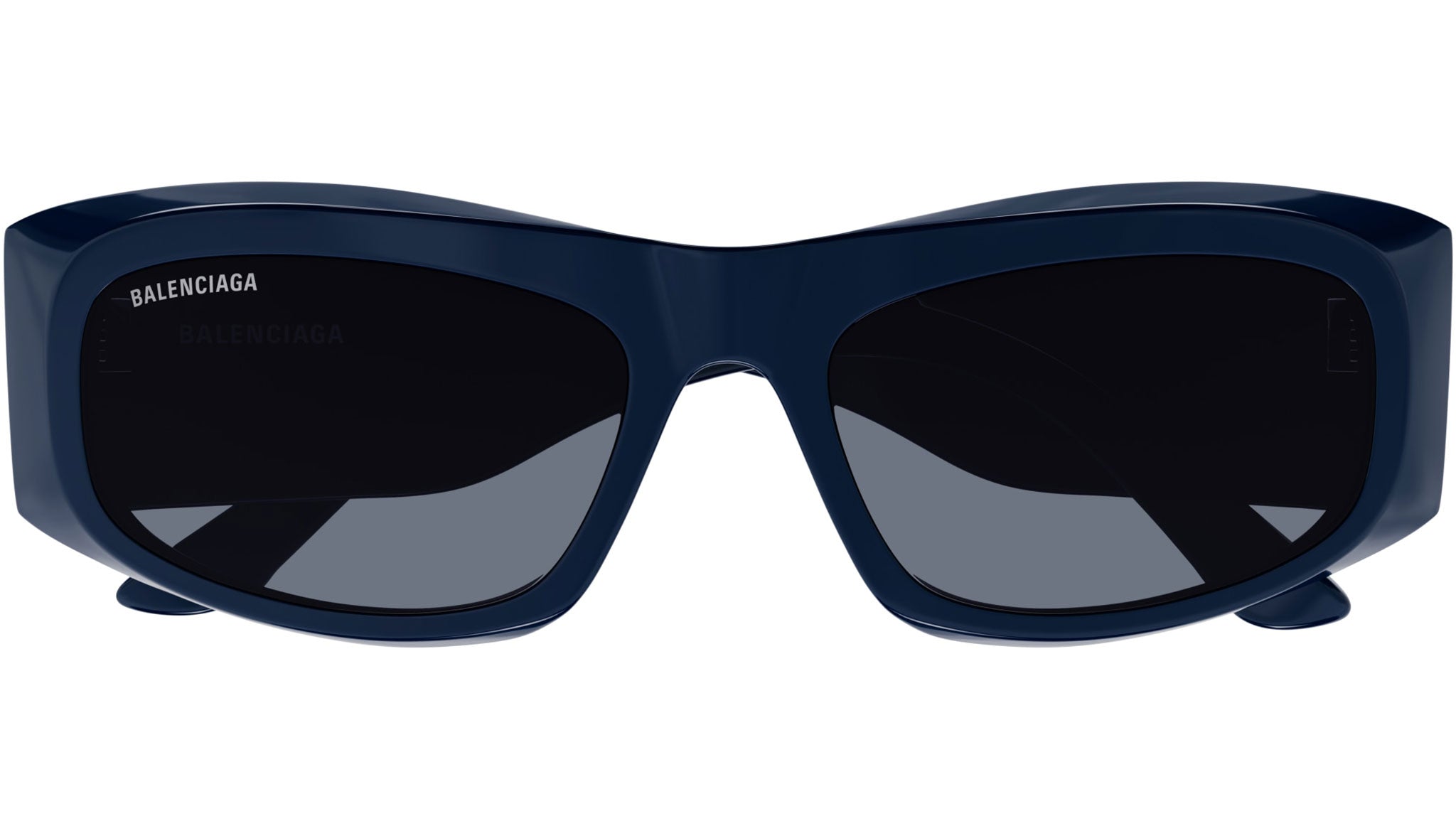 Occhiali da sole BALENCIAGA BB0395S Shiny solid dark blue