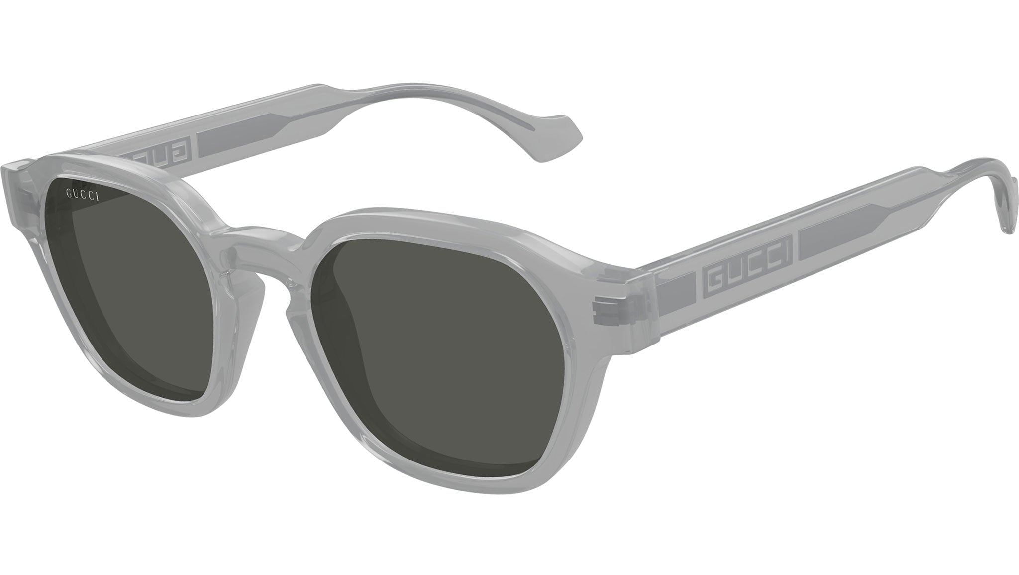Occhiali da sole GUCCI GG1730S Shiny transparent cloudy grey