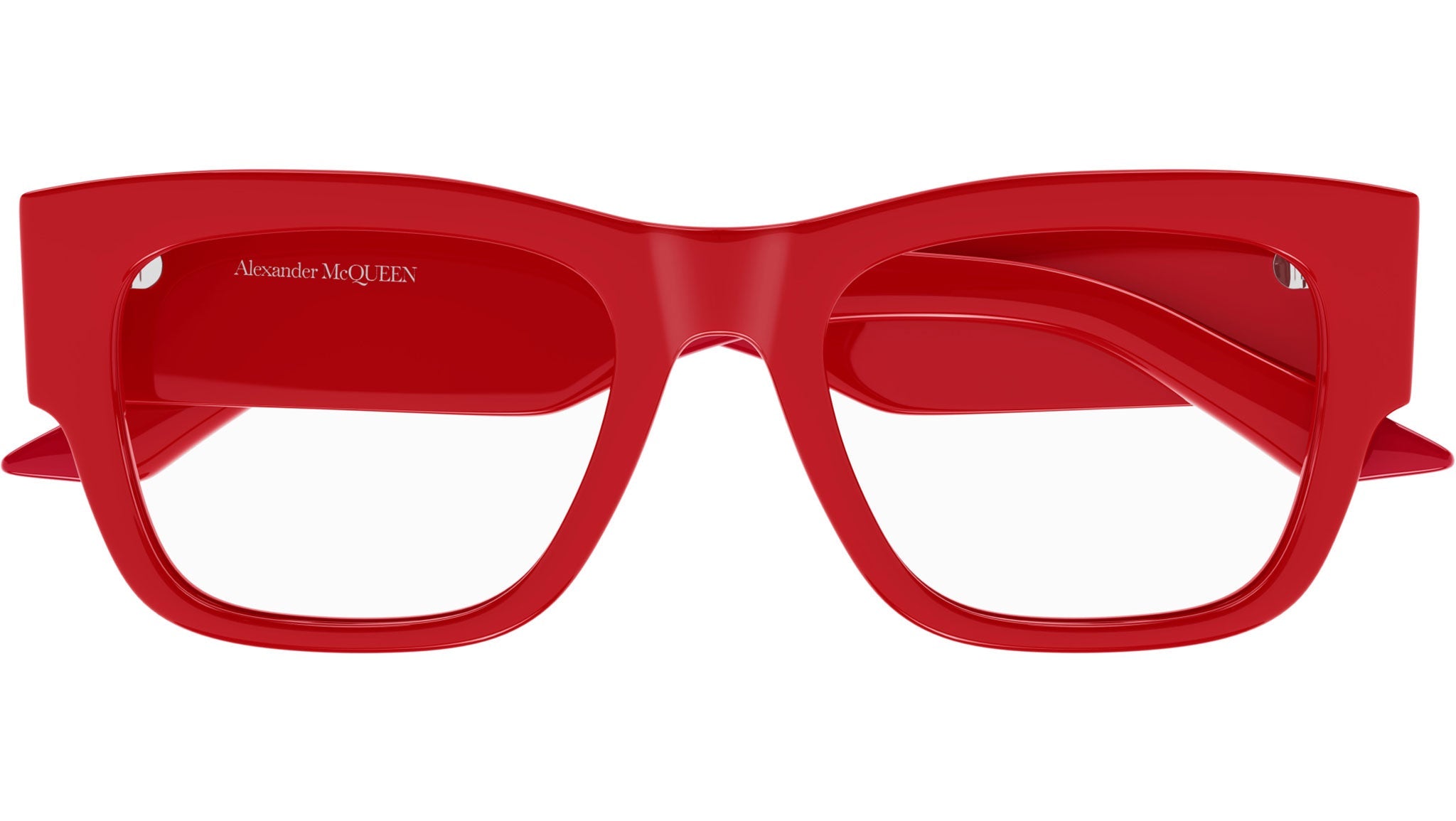 Occhiali da vista ALEXANDER MCQUEEN AM0436O Shiny solid red