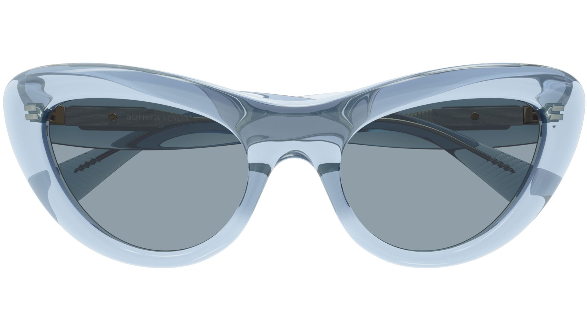 Occhiali da sole BOTTEGA VENETA BV1282S Shiny transparent light blue