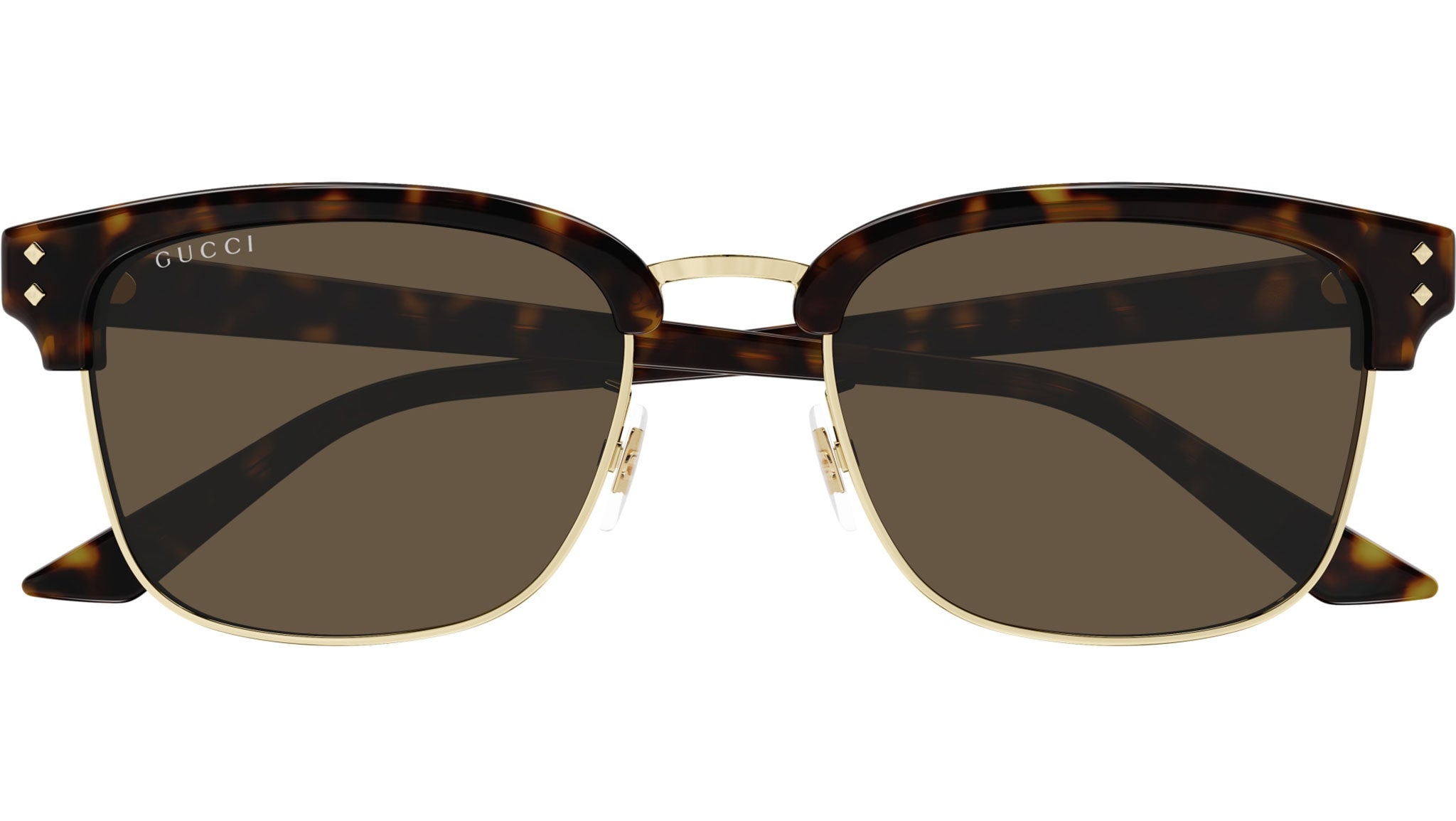 Occhiali da sole GUCCI GG1897SK Shiny dark havana with gold eye rims