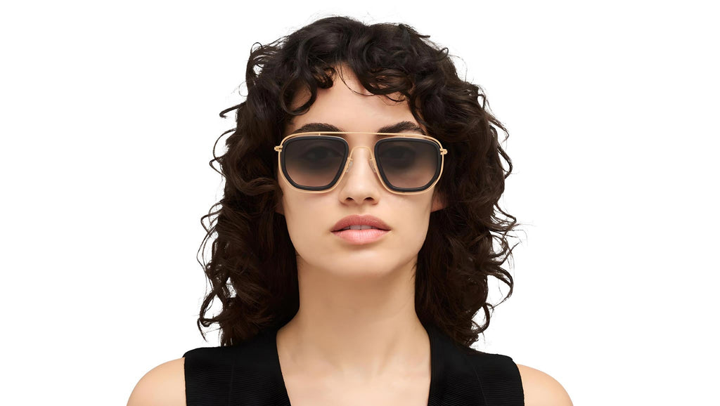 Occhiali da sole MYKITA FERLO Pitch black glossy gold