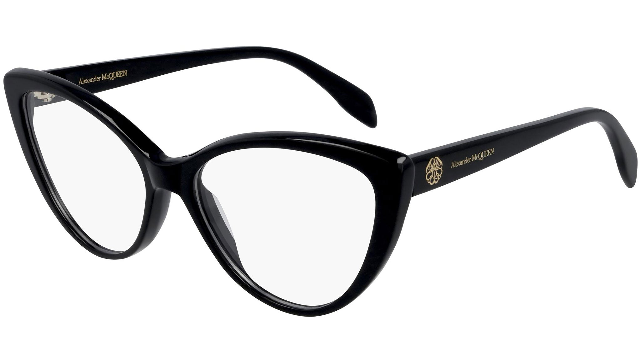 Occhiali da vista ALEXANDER MCQUEEN AM0287O Shiny black