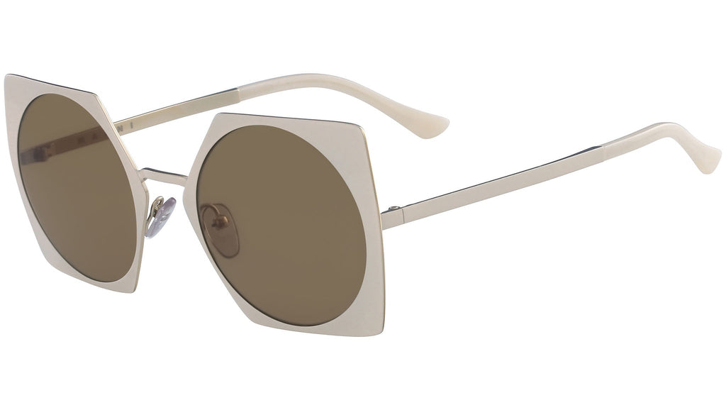 occhiali da sole MARNI ME105S Outside beige and inside yellow gold