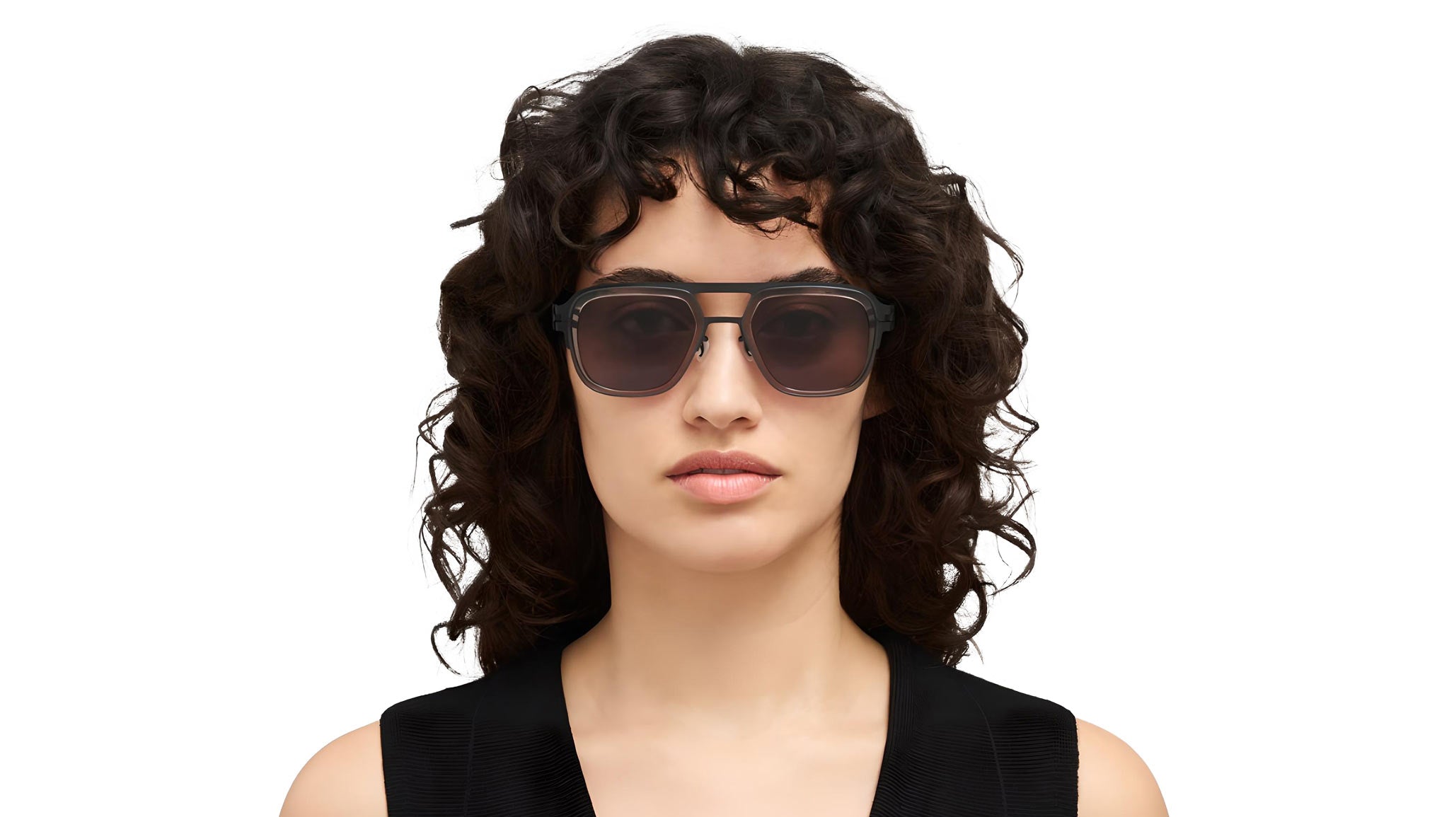 Occhiali da sole MYKITA KNOX Black clear ash